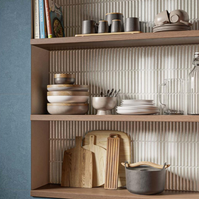 Carrelage terre d'argile coloré - Homey Berry