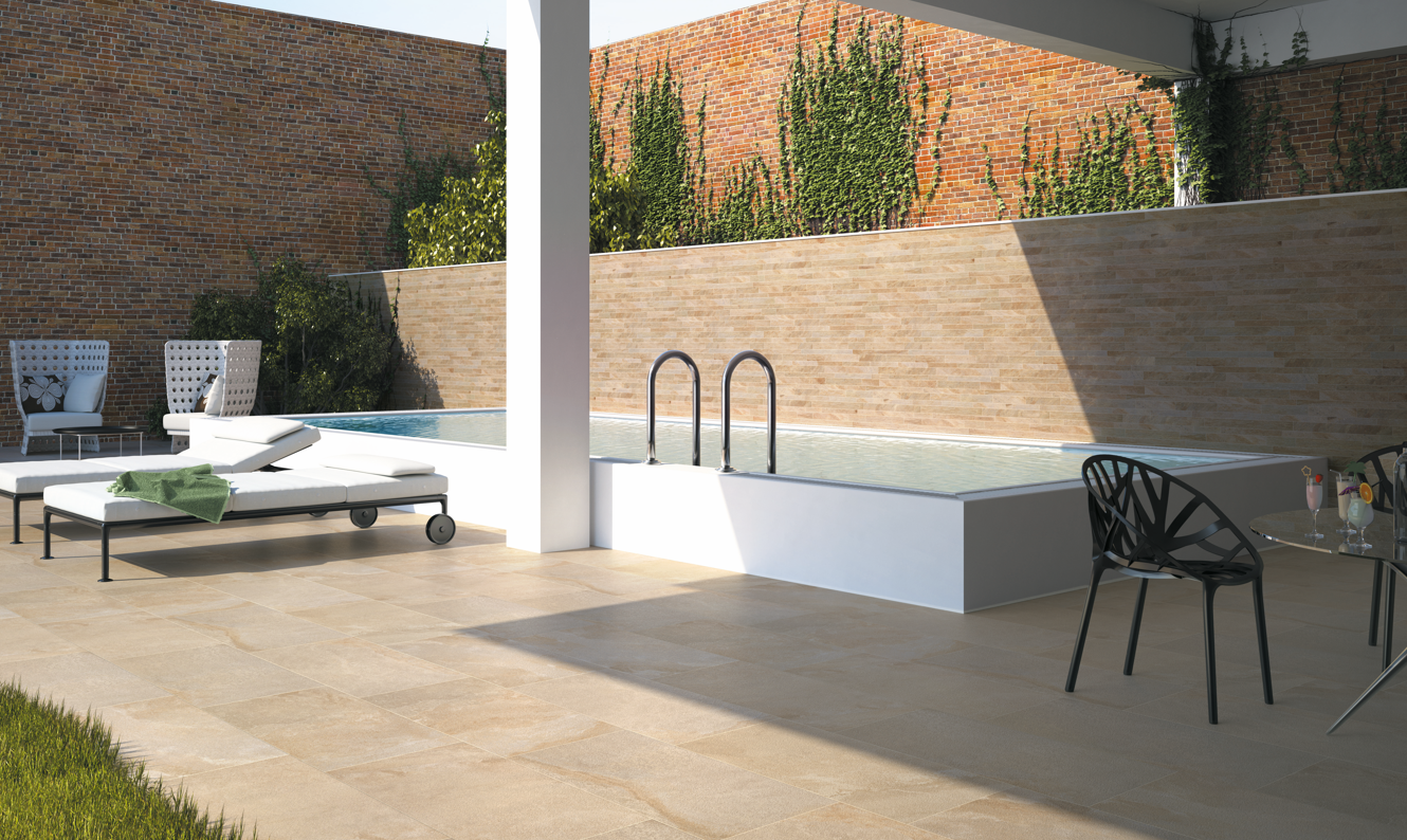 Carrelage effet pierre - Amazzonia Dragon beige