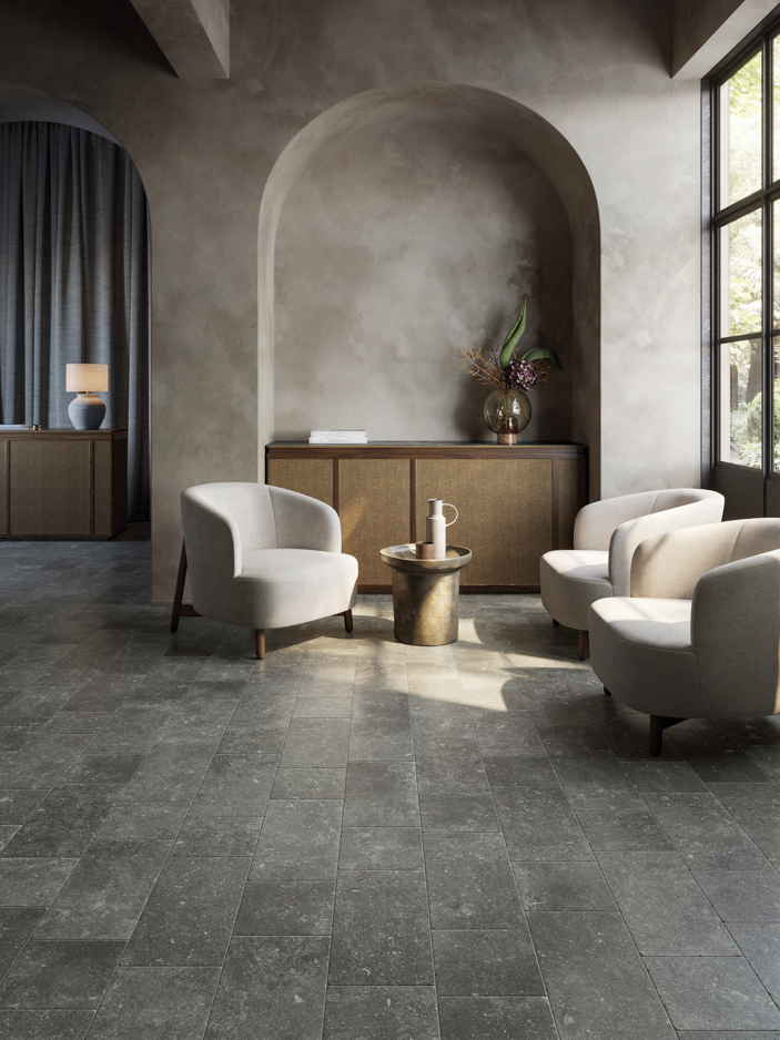 Carrelage Effet Pierre - Di Pietra Ardene nero