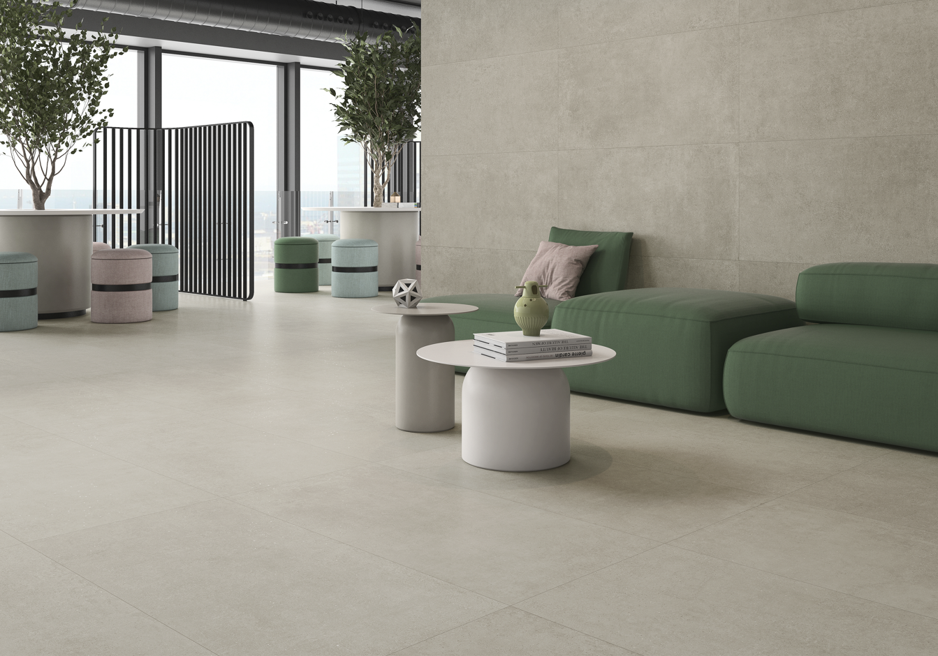 Carrelage Effet Ciment Phoenix Cream