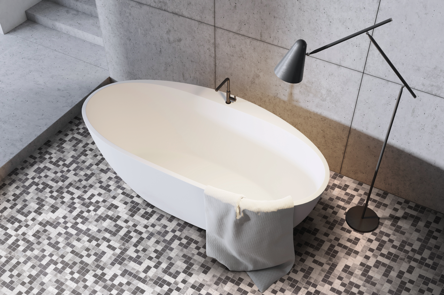 Mosaïque Antidérapante - Penta Ecostones Mix shade matte