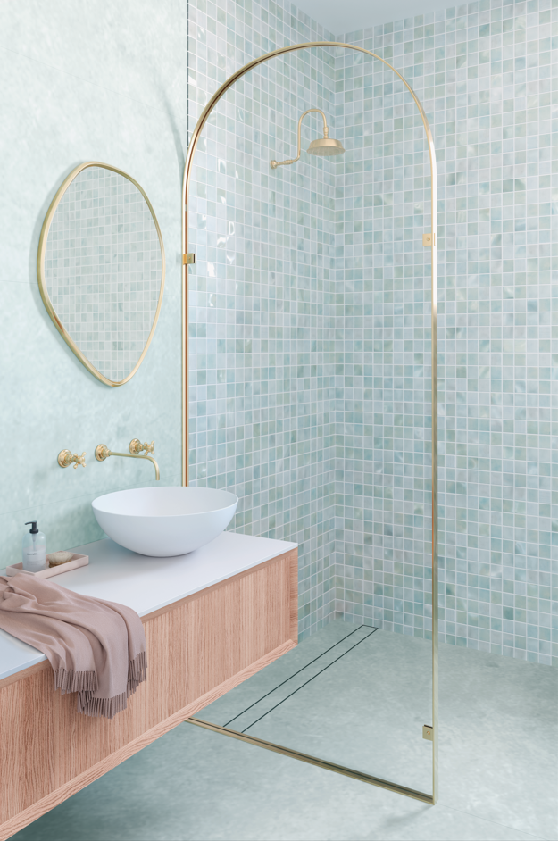 Mosaïque pâte de verre - Penta Cotto Danae iridis