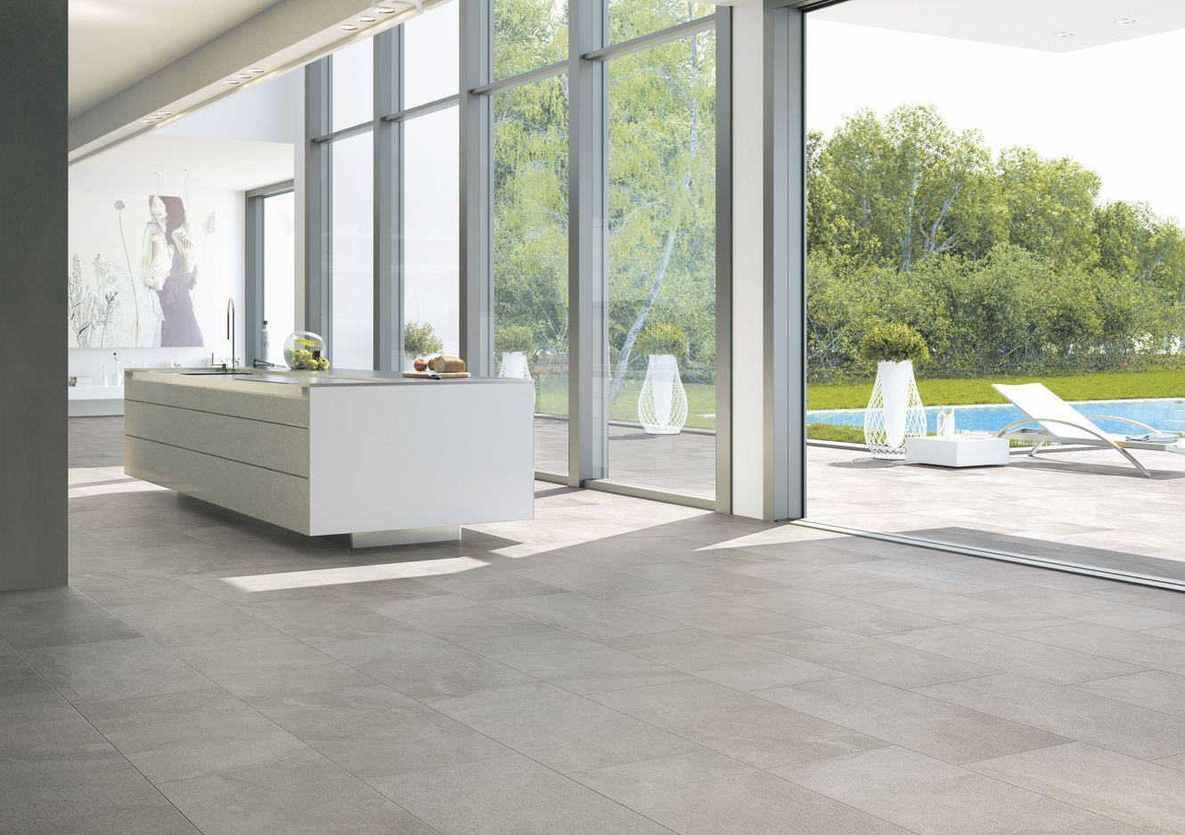 Carrelage effet pierre - Amazzonia Dragon white