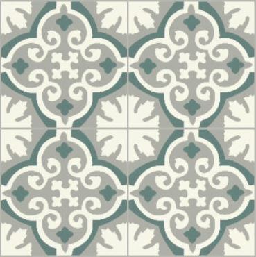 Carrelage Effet Carreaux de Ciment - La Madeleine Ancelina