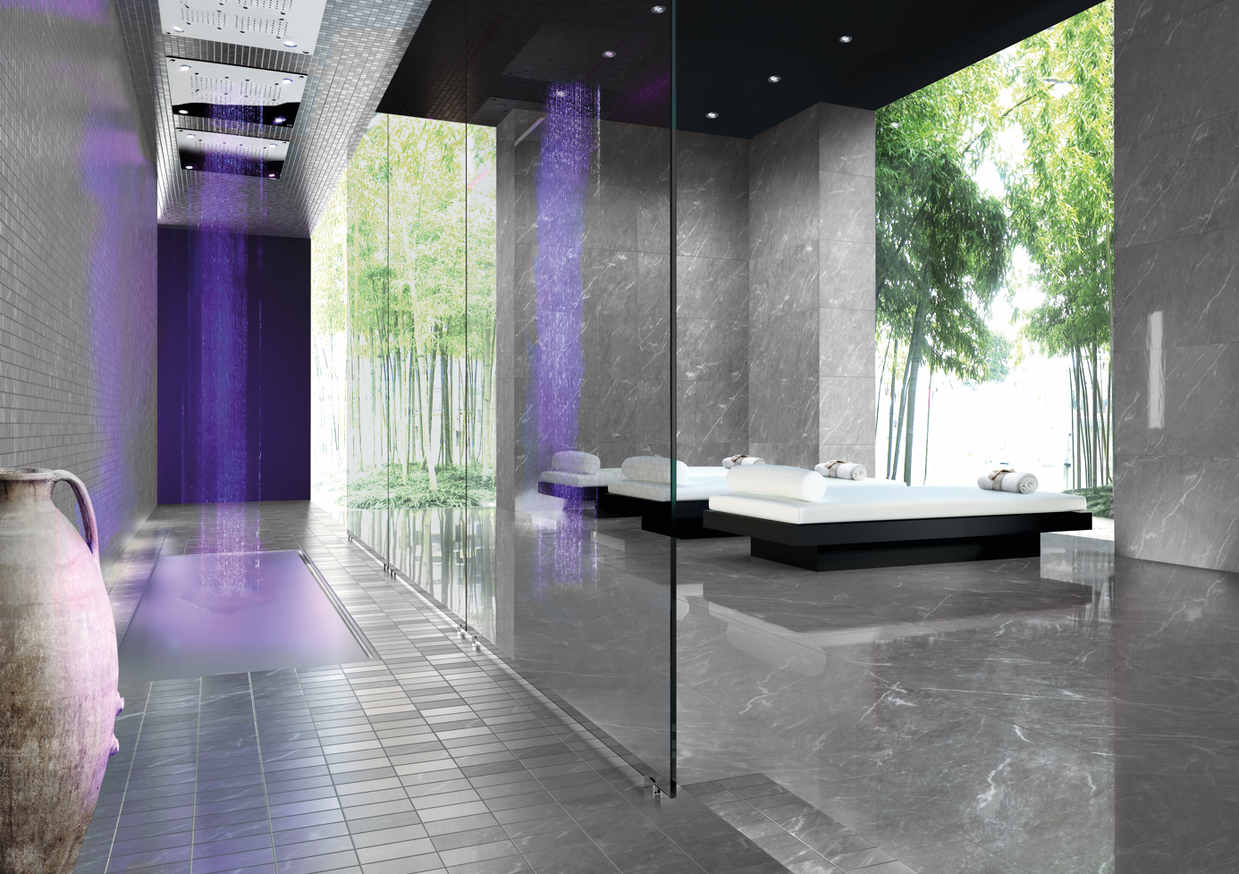 Carrelage Effet Marbre - Marmoker Bardiglio Imperiale
