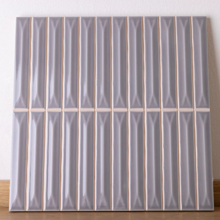 Faïence relief - Row Grey