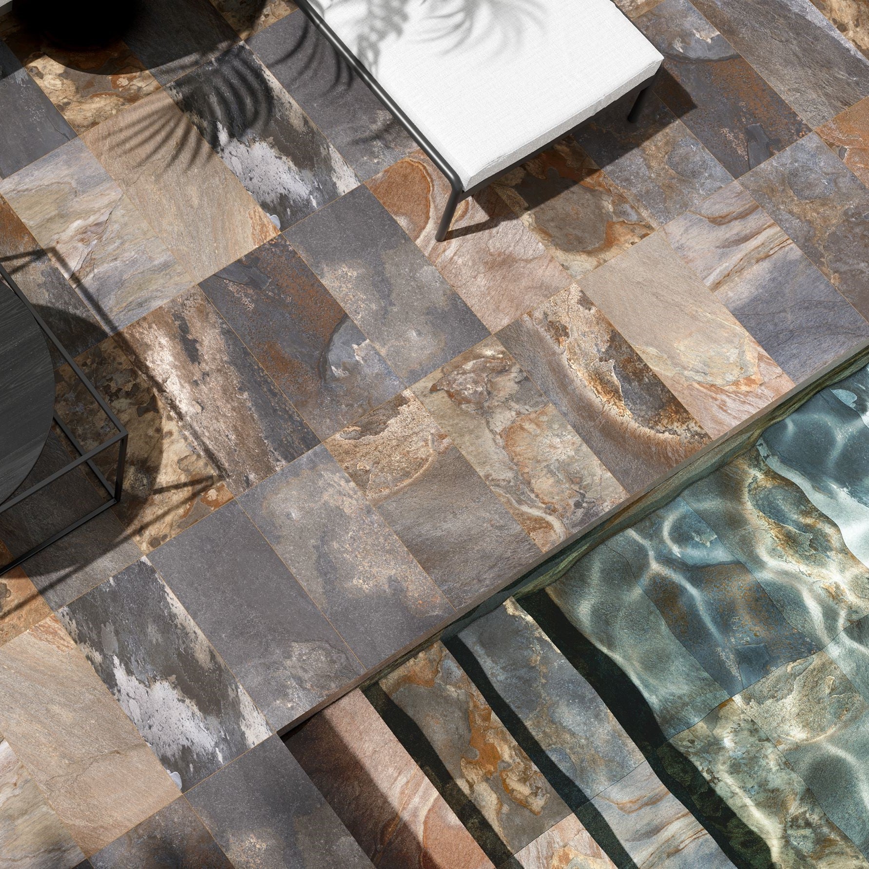 Carrelage piscine Bali