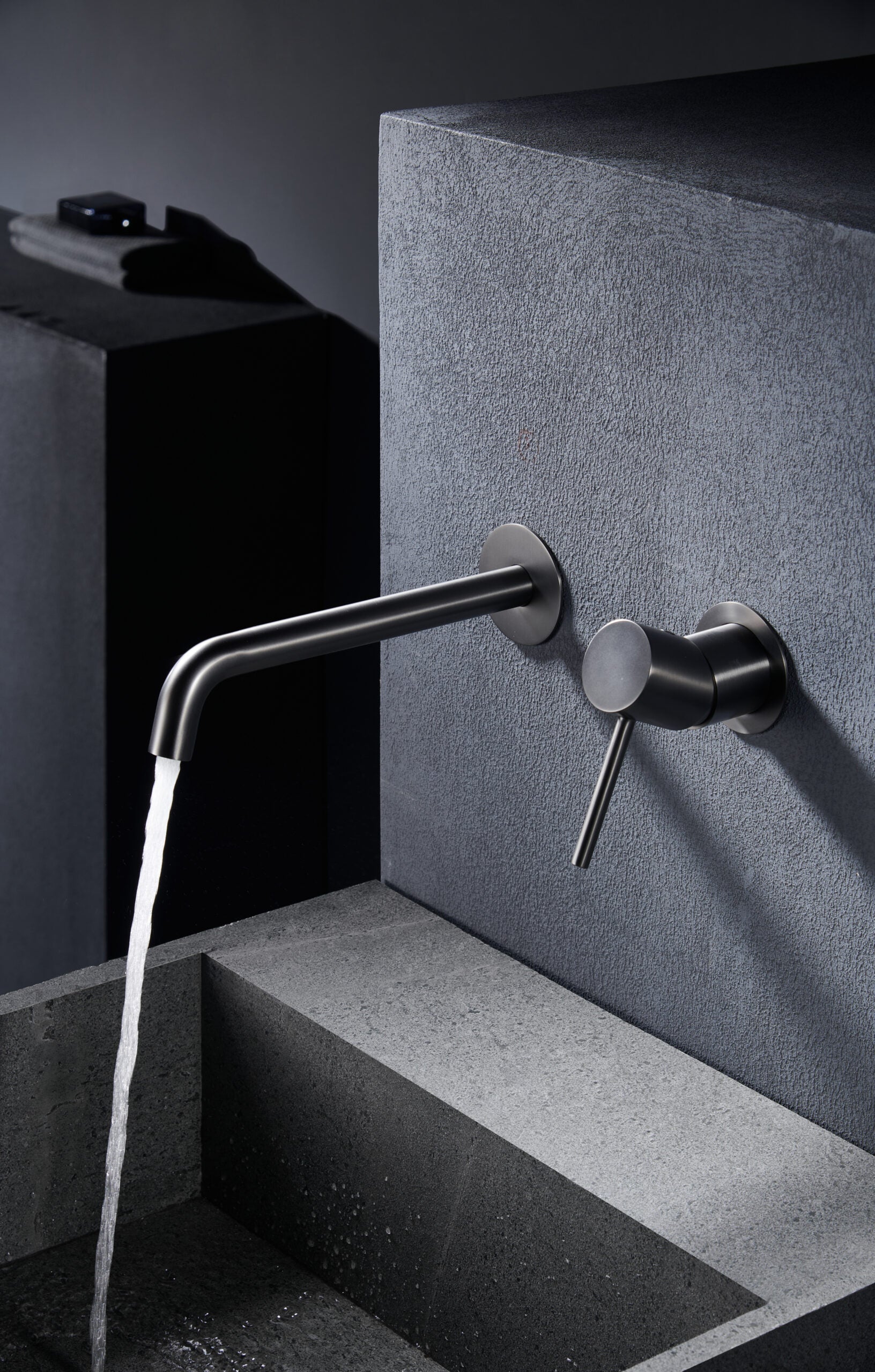 Mitigeur Encastrable de Lavabo - Monza Black Gun Metal