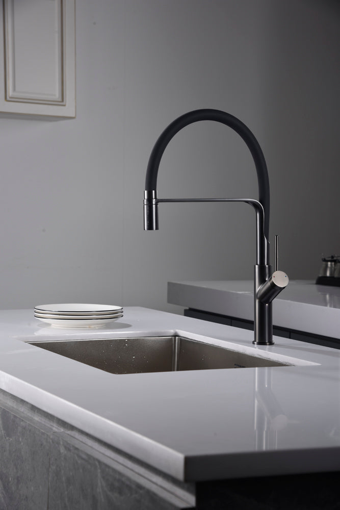 Mitigeur de Cuisine - Sena Black Gun Metal