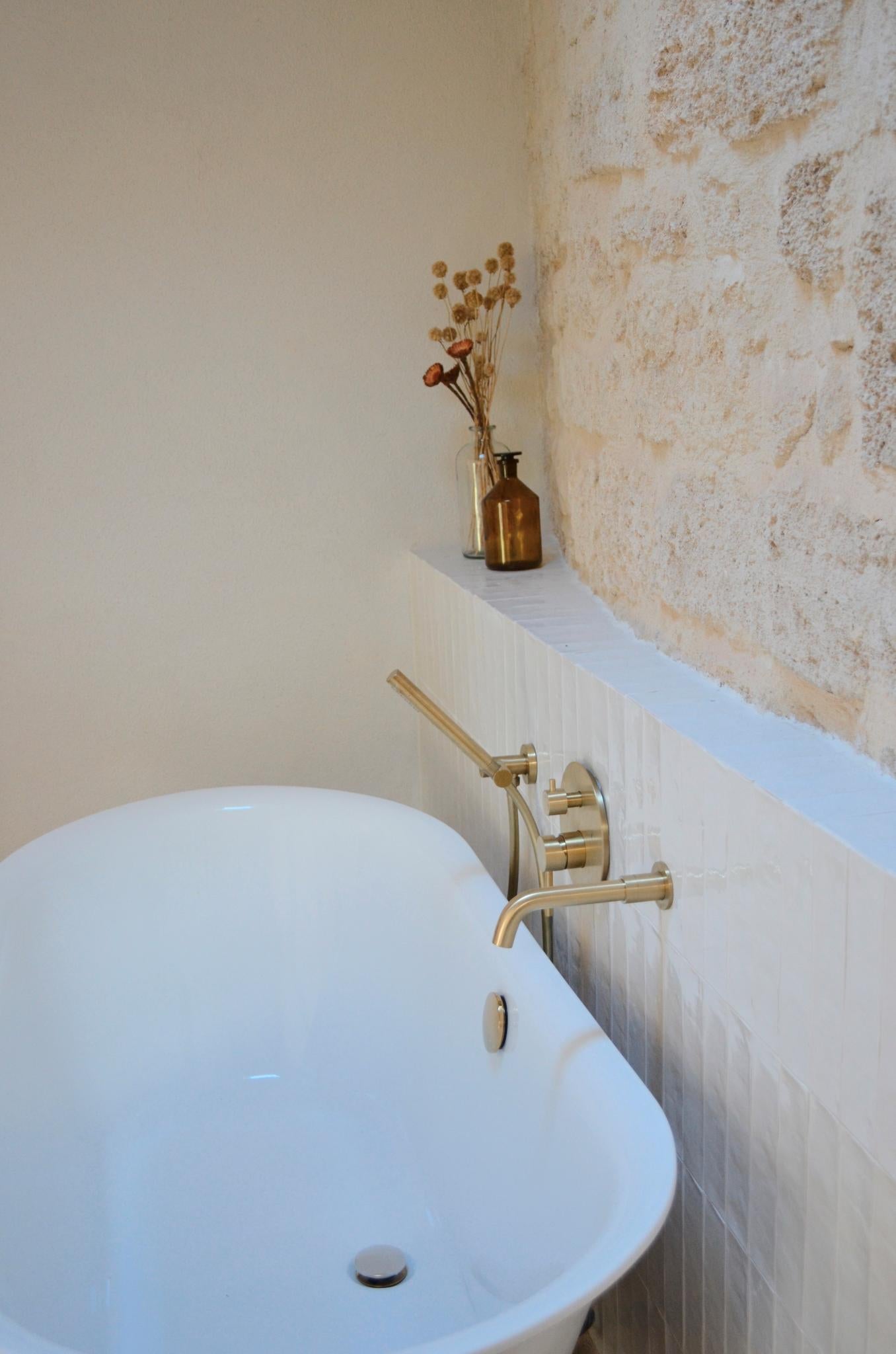 Carrelage effet zellige - Atelier Blanc de lin