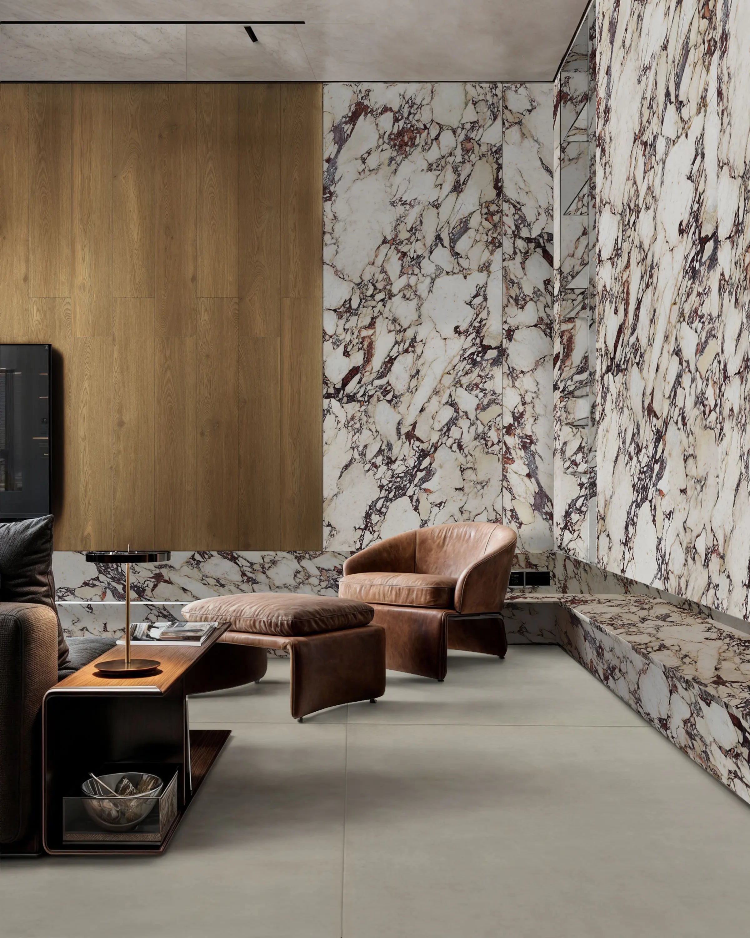 Carrelage effet marbre - CALACATTA VIOLA