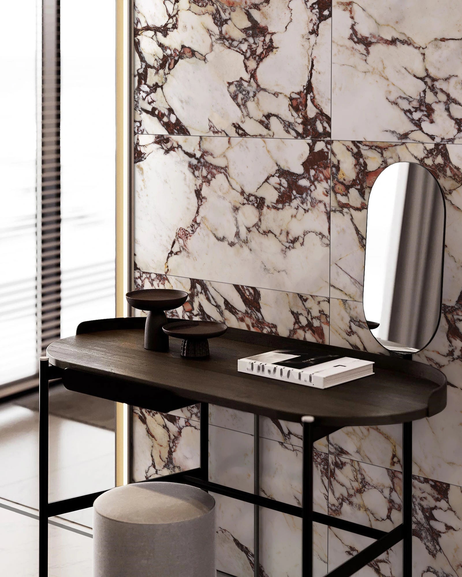 Carrelage effet marbre - CALACATTA VIOLA