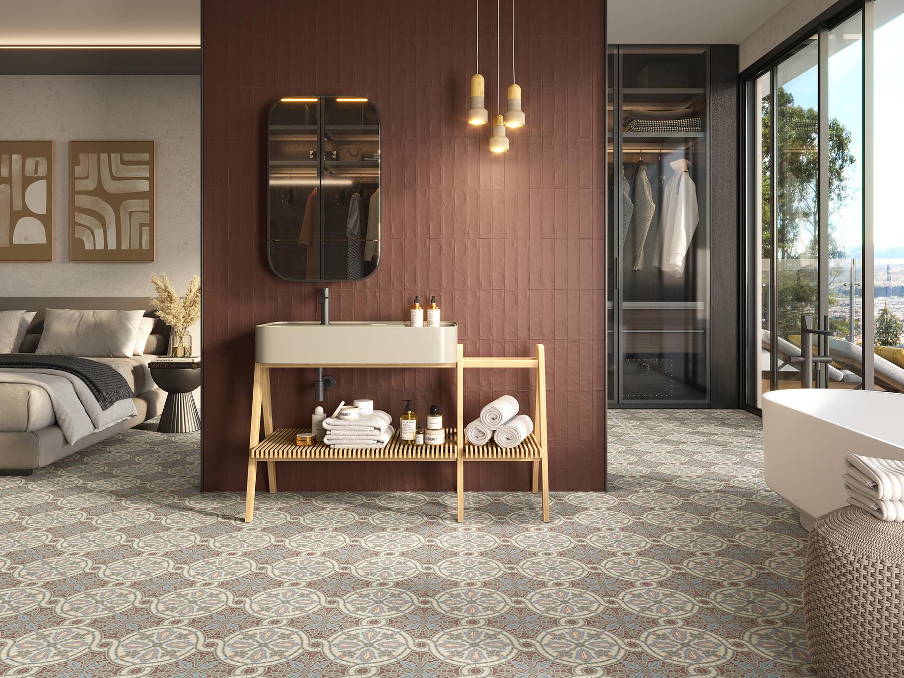 Carrelage Effet Zellige Mat - Provence Chocolat