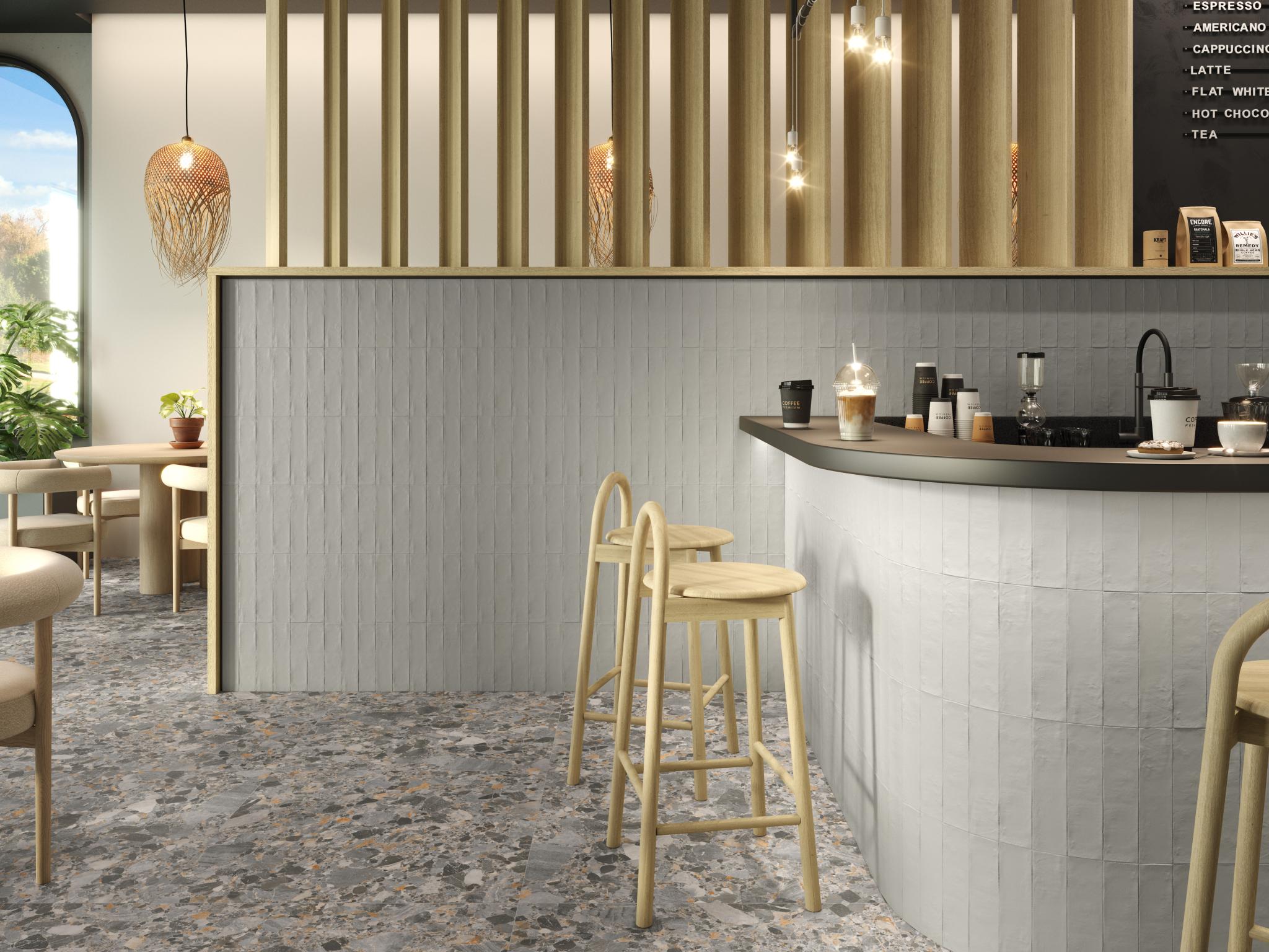 Carrelage Effet Zellige Mat - Provence Gris taupe