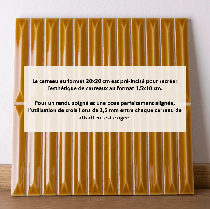 Faïence relief - Row Honey