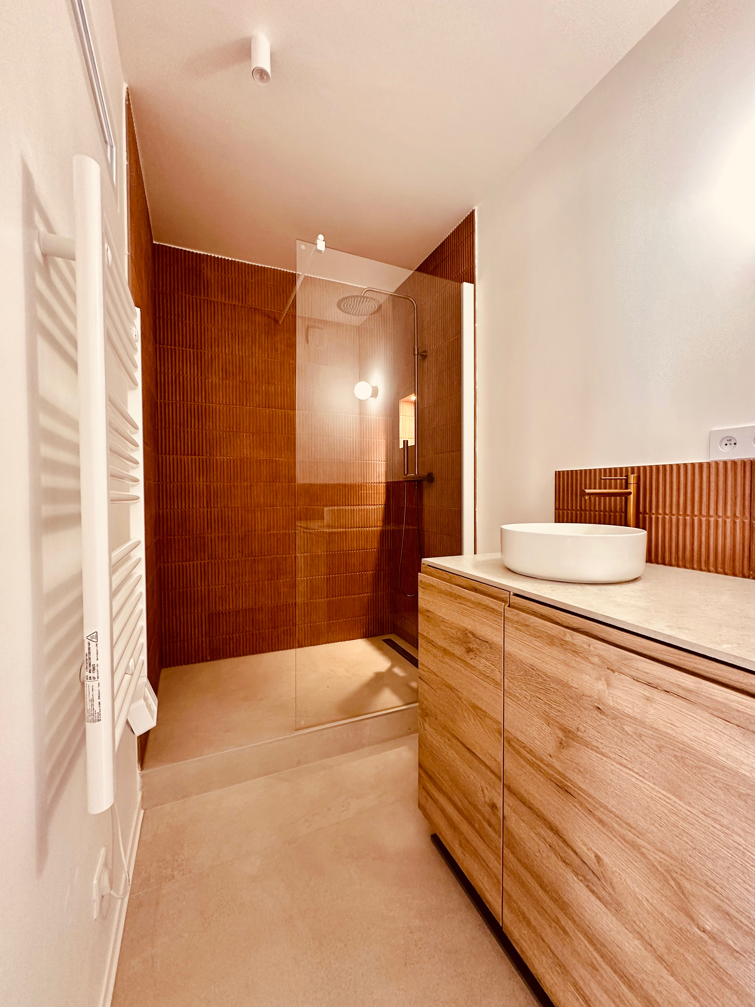 Faience terre cuite claire - Homey Stripes clay mat