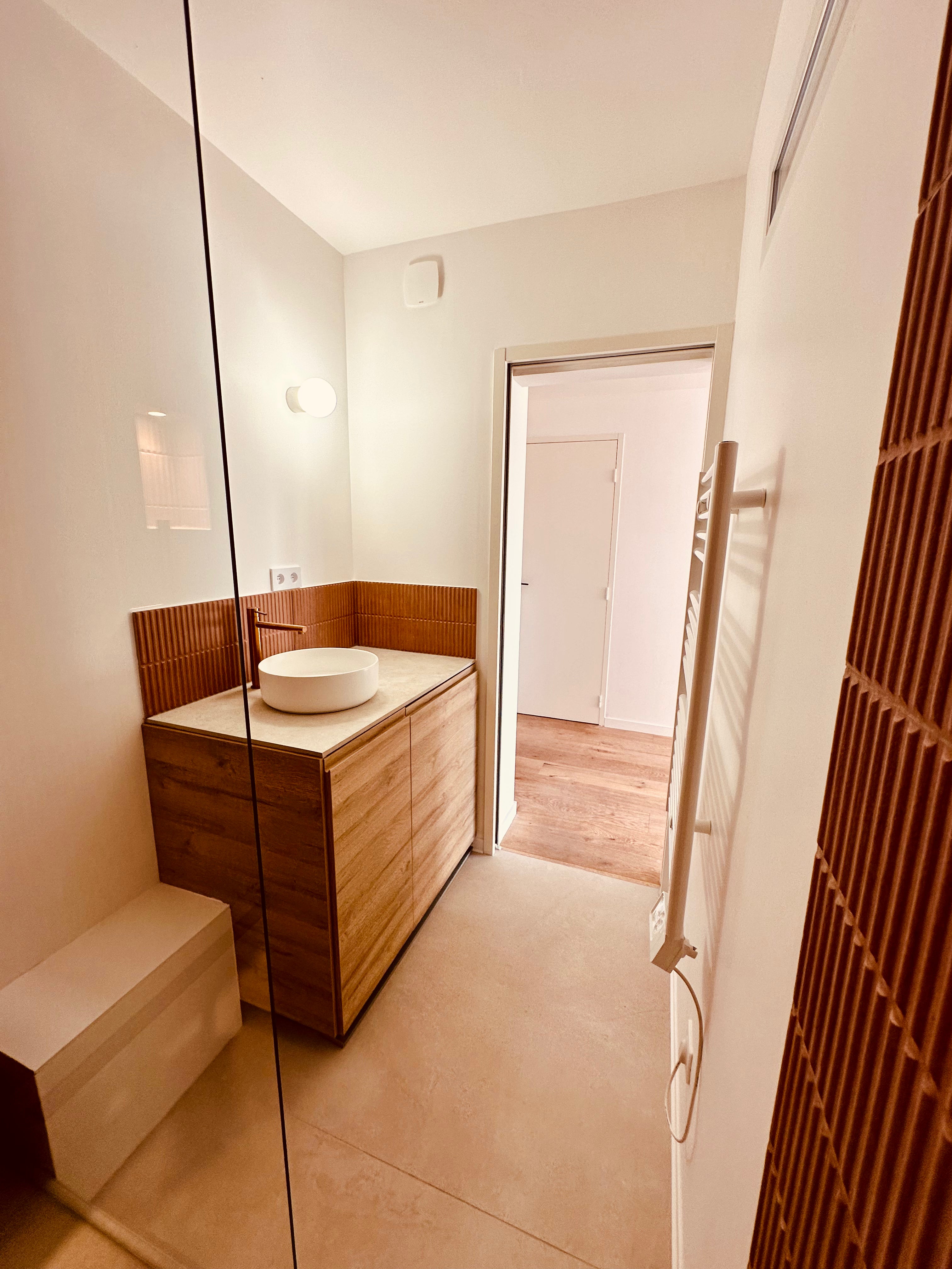 Faience terre cuite claire - Homey Stripes clay mat