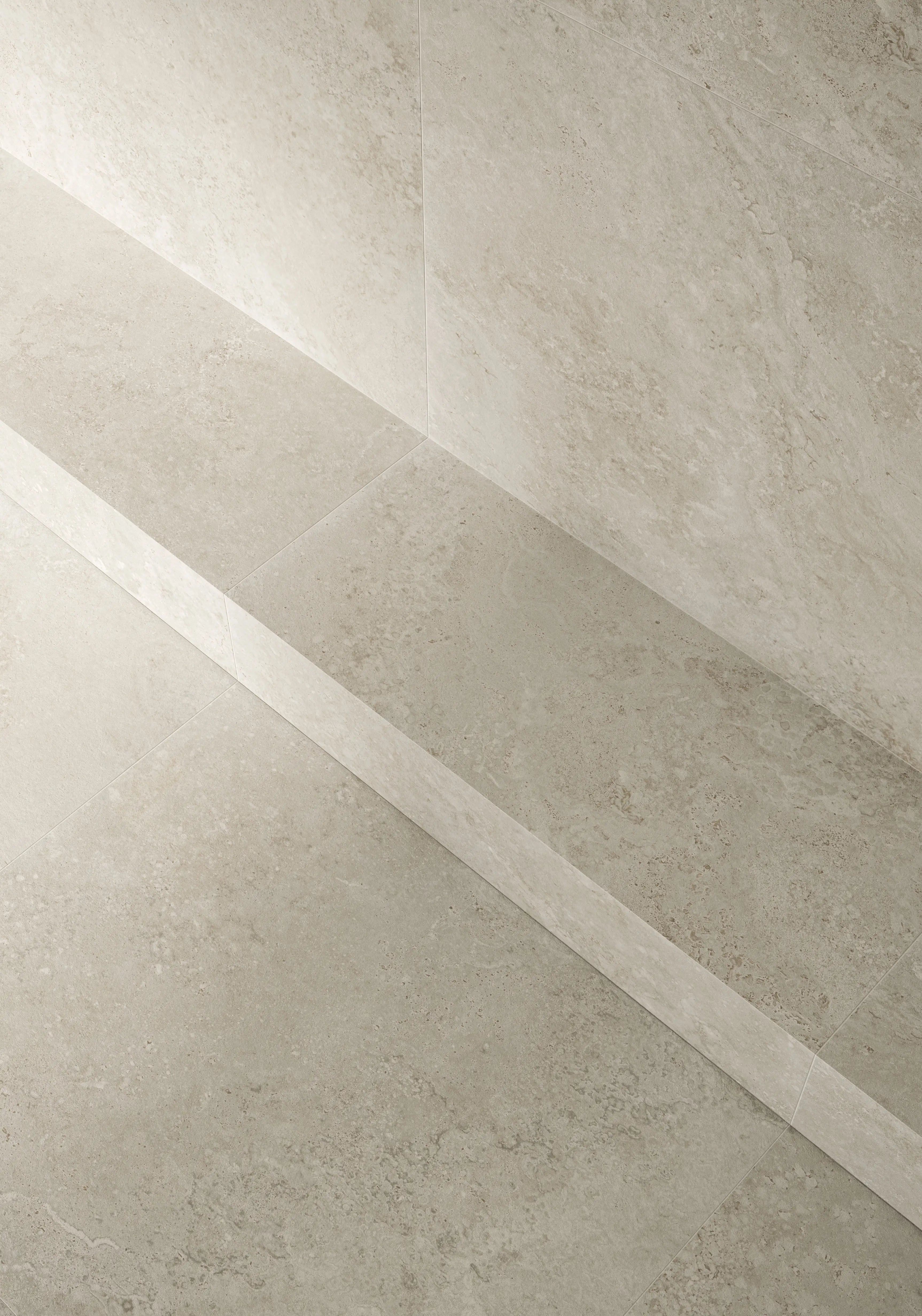 Carrelage Effet Travertin - I TRAVERTINI Bianco cross cut