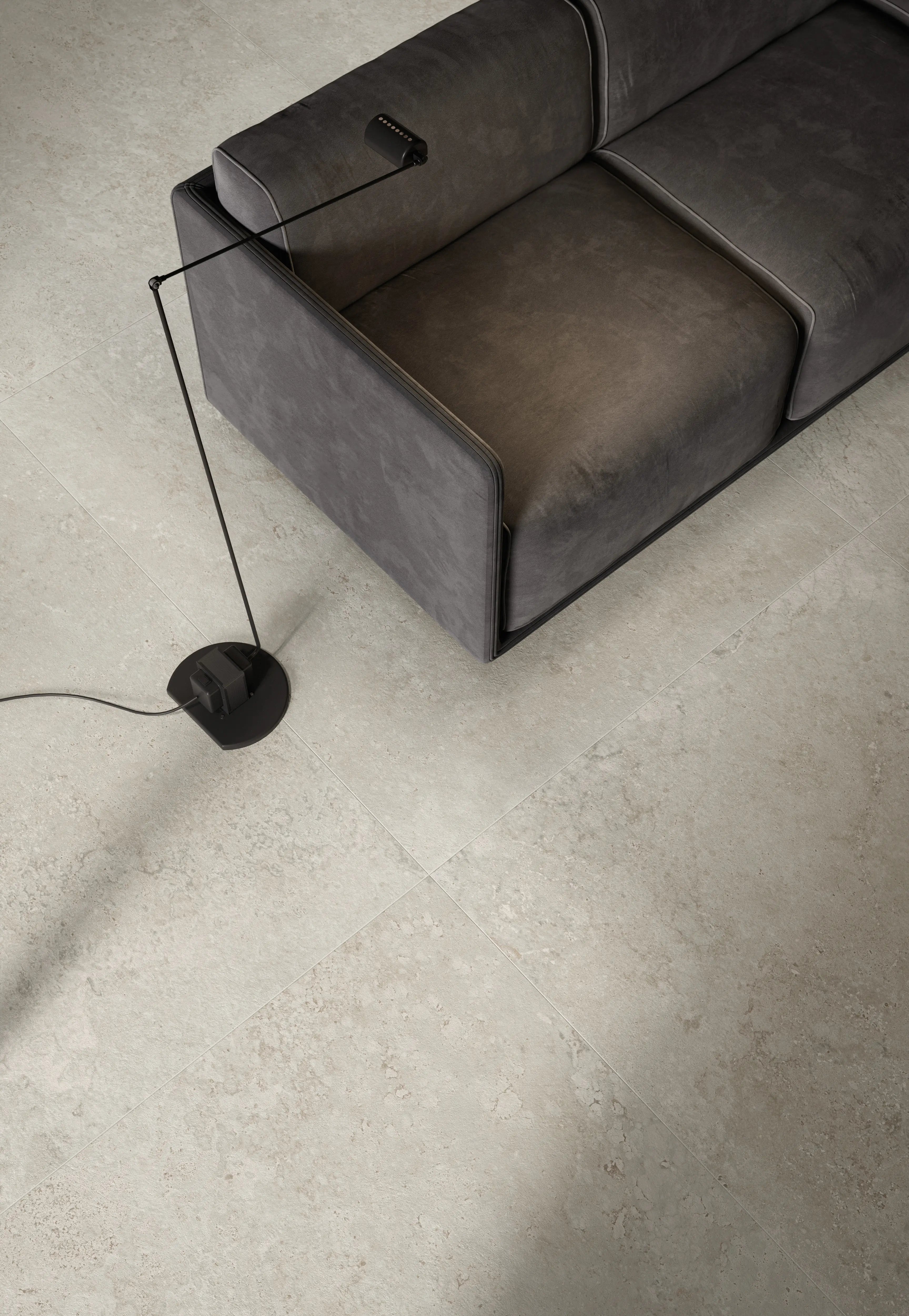 Carrelage Effet Travertin - I TRAVERTINI Grigio cross cut