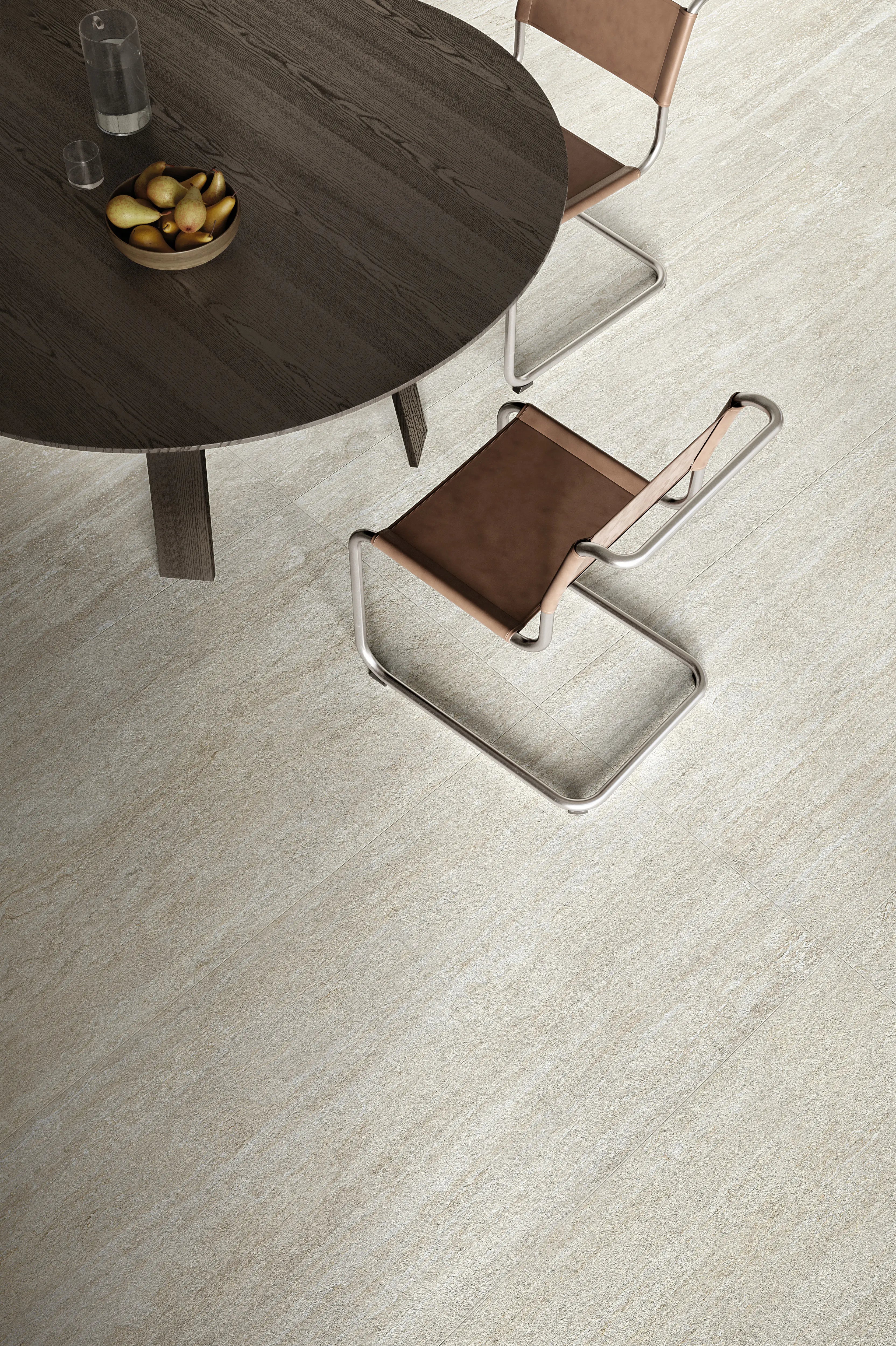 Carrelage Effet Travertin - I TRAVERTINI Grigio vein cut