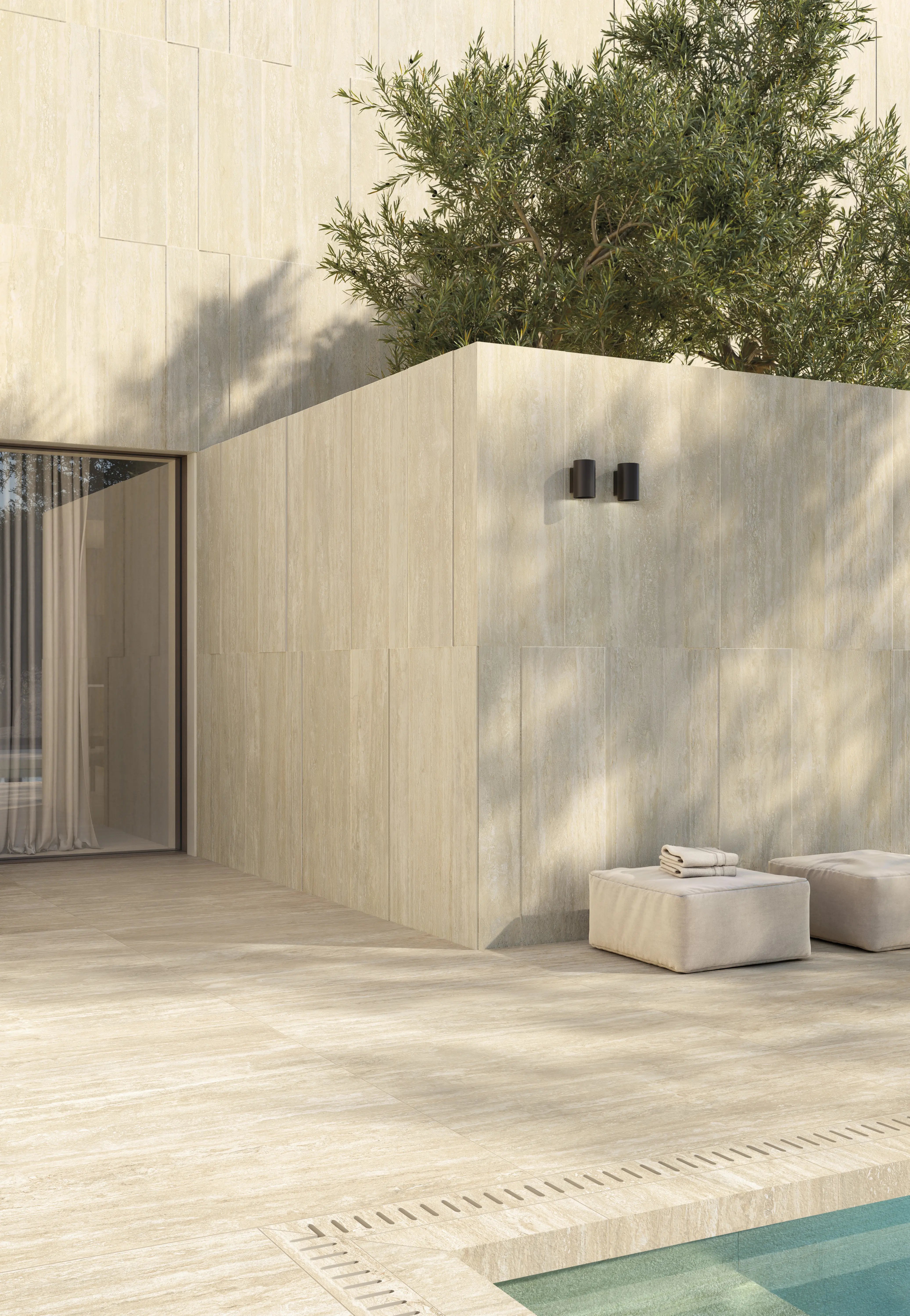 Carrelage Effet Travertin - I TRAVERTINI Beige vein cut