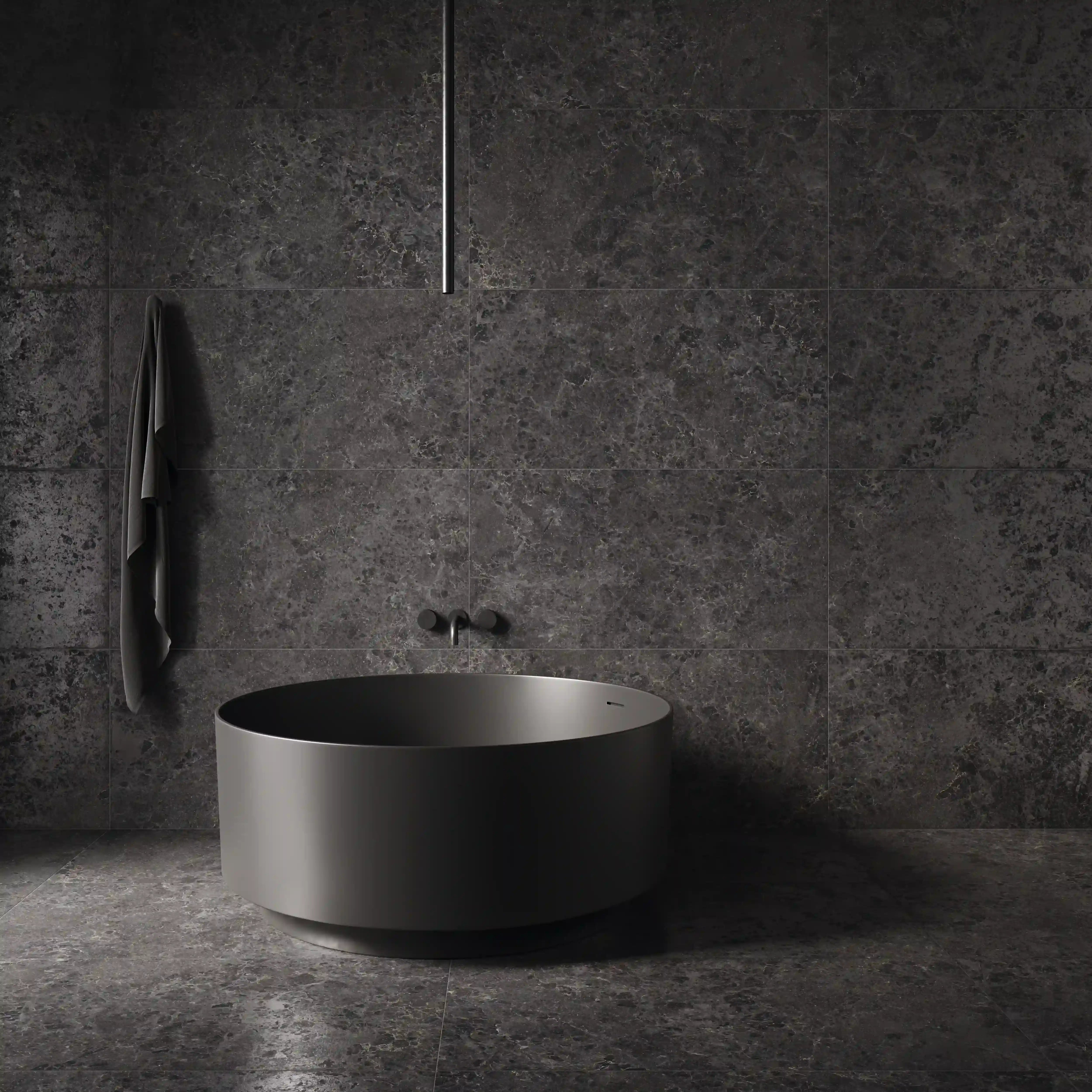 Carrelage Effet Pierre - Limestone Belgium Black