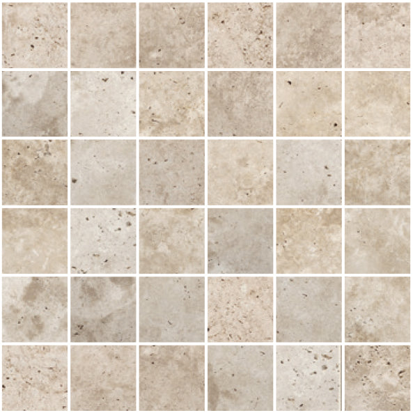 Mosaïque Effet Marbre Travertin In Falda Marmo primavera