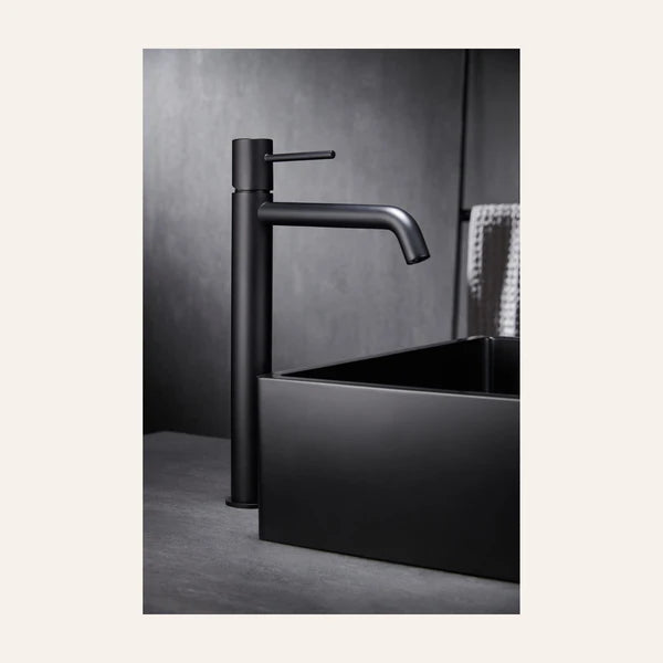 Mitigeur de Lavabo Bec Haut - Monza Noir Mat