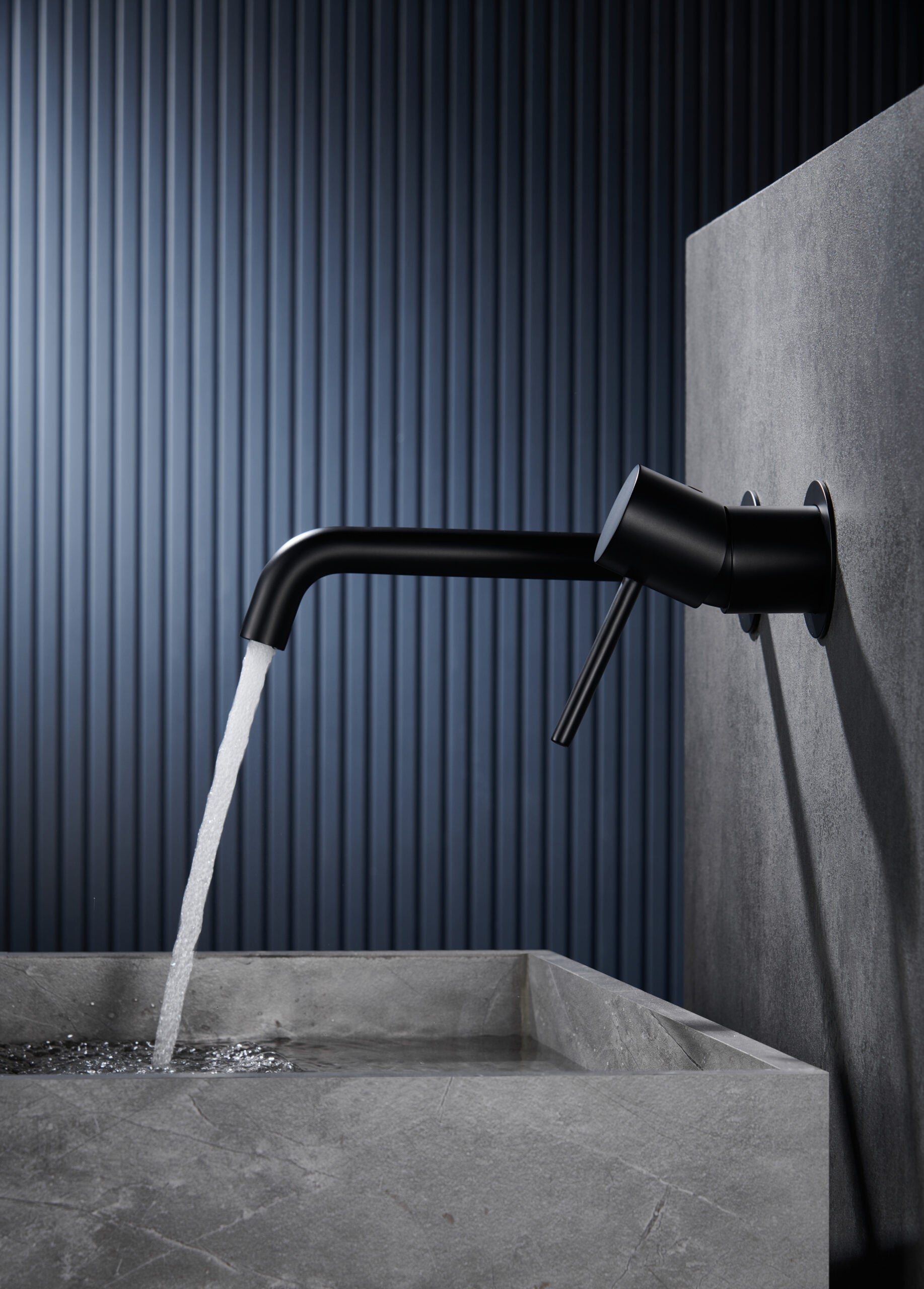 Mitigeur Encastrable de Lavabo - Monza Noir Mat