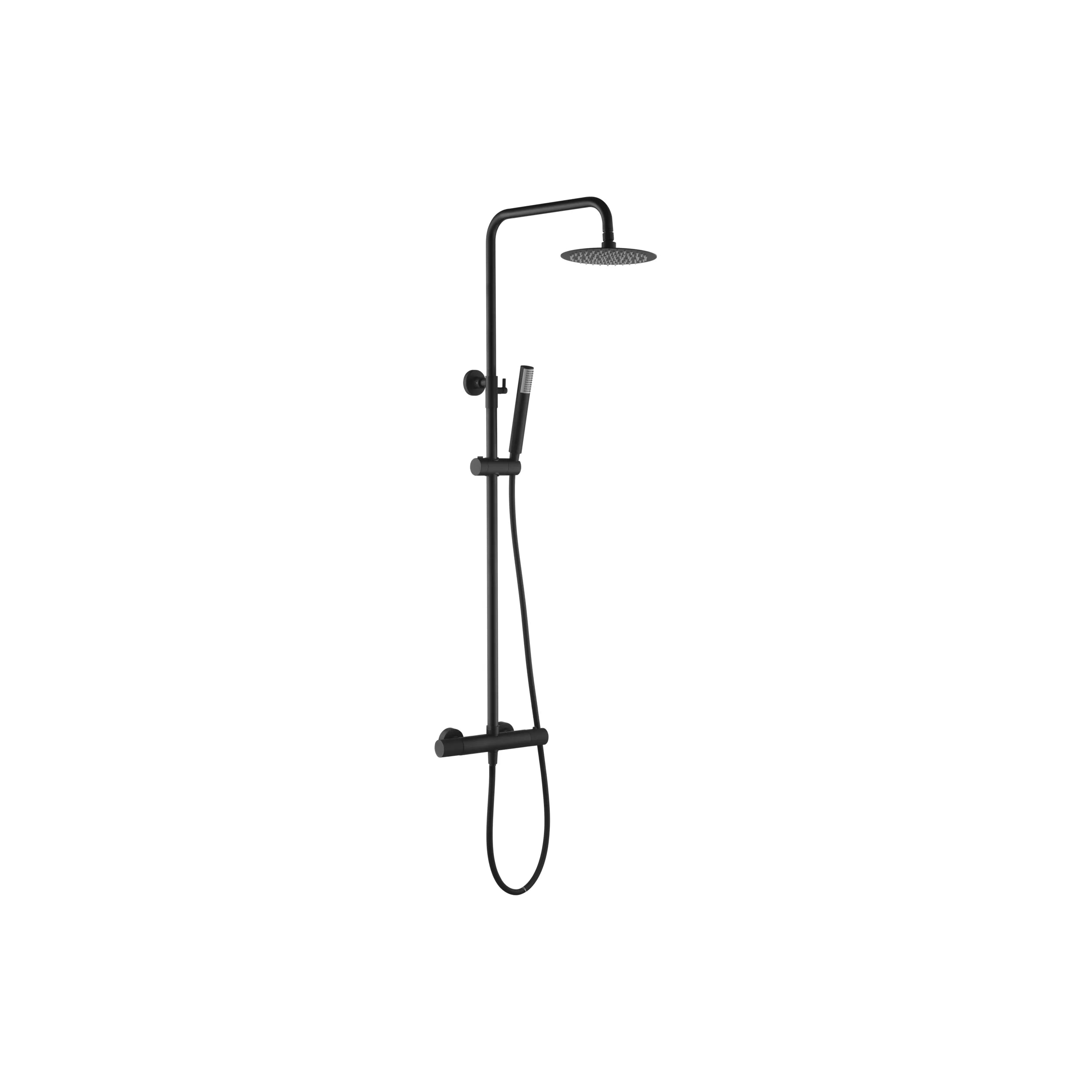 Ensemble de douche Thermostatique - Line Noir mat