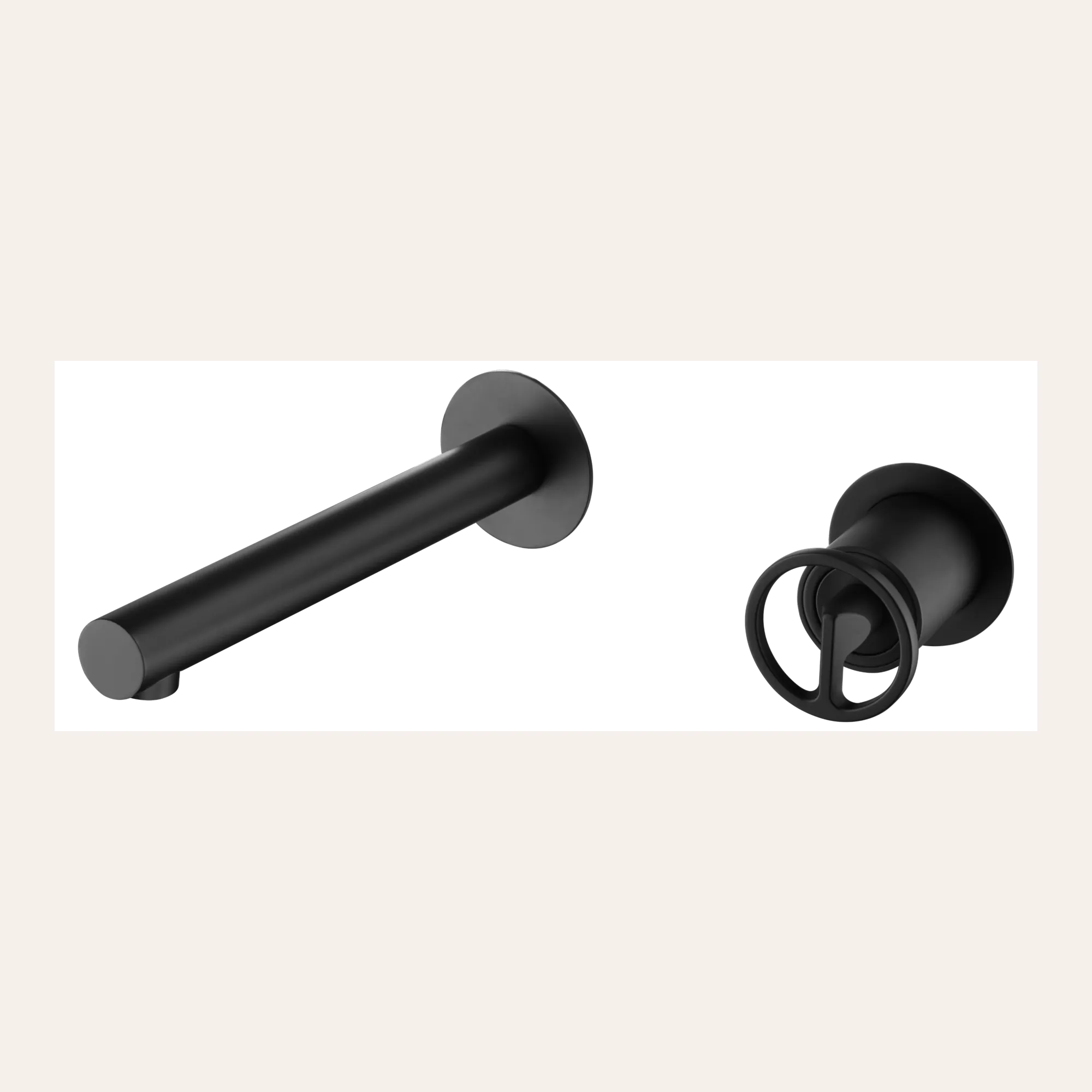 Mitigeur Encastrable de Lavabo - Olimpo Noir Mat