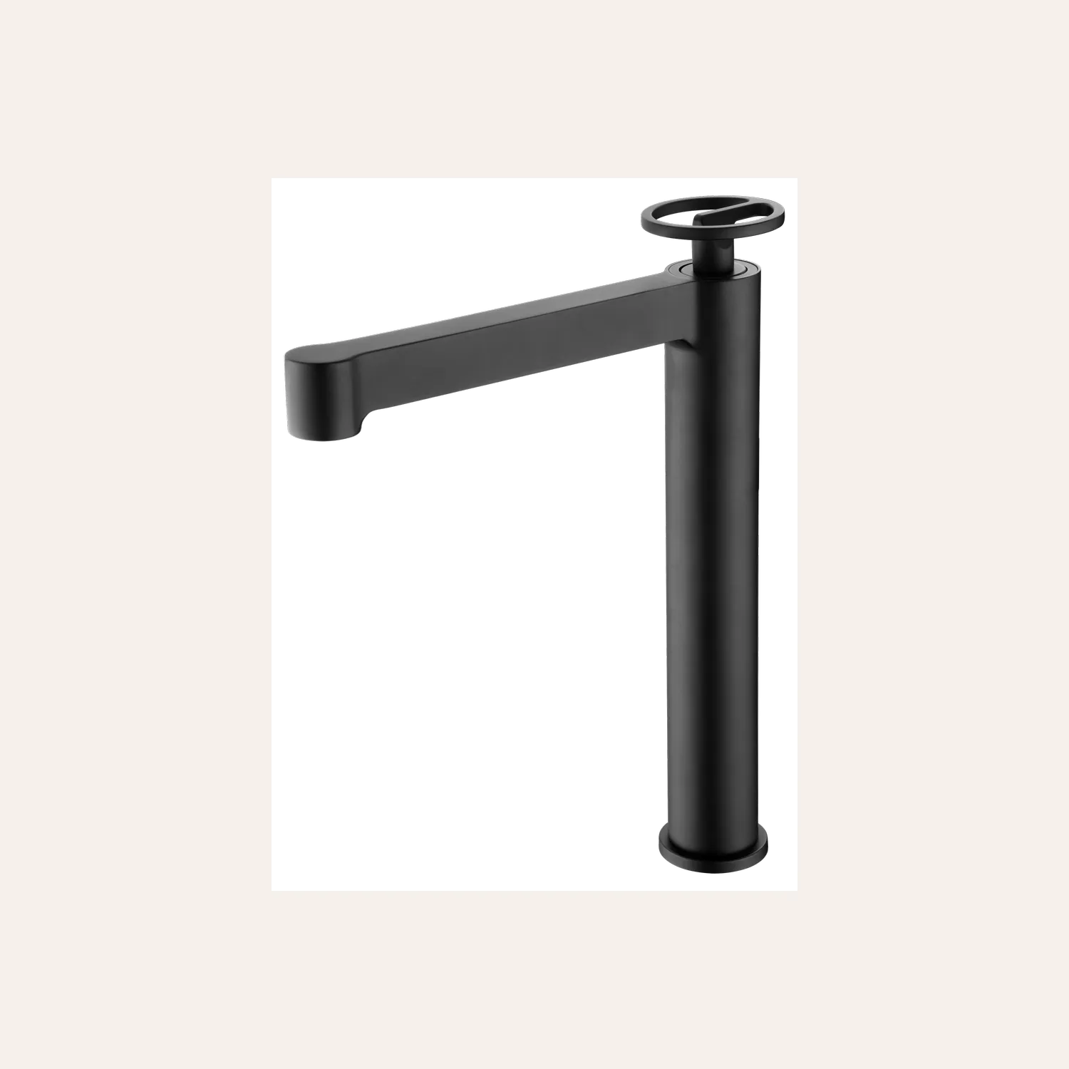 Mitigeur de Lavabo Bec Haut - Olimpo Noir Mat