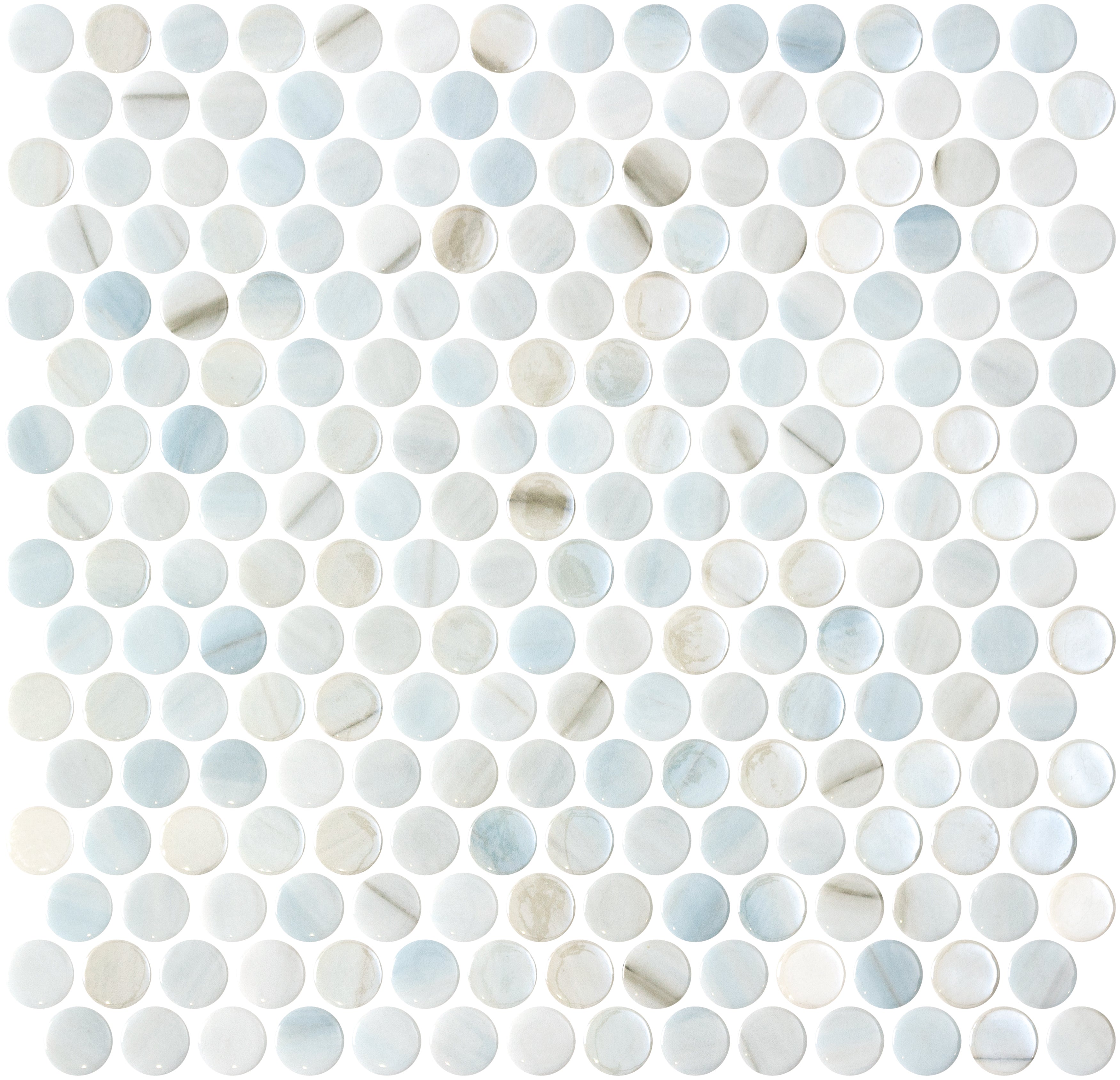 Mosaïque Ronde Penny Vanguard Iridis - Zhoe iridis