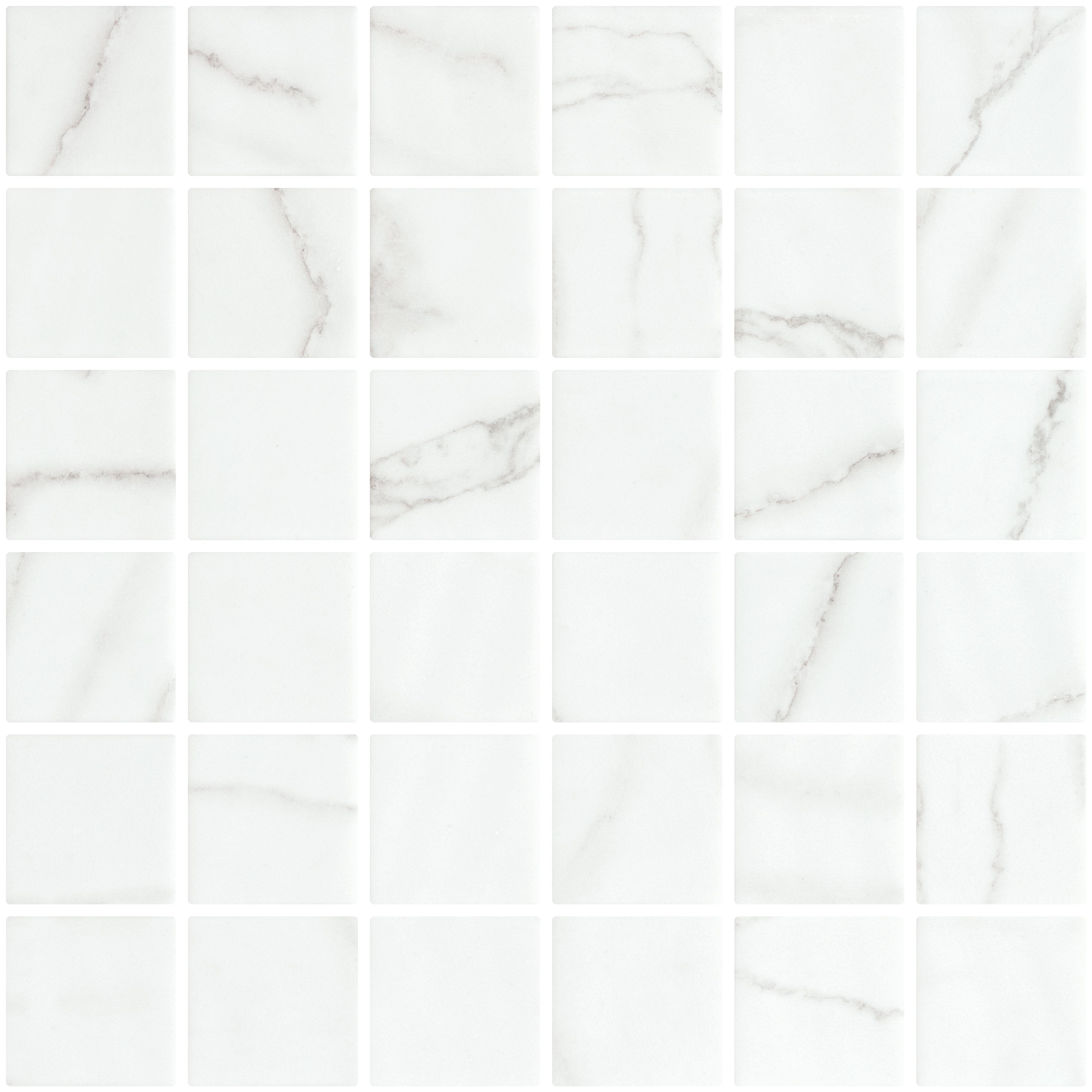Mosaïque Antidérapante - Penta Ecostones Venato white matte