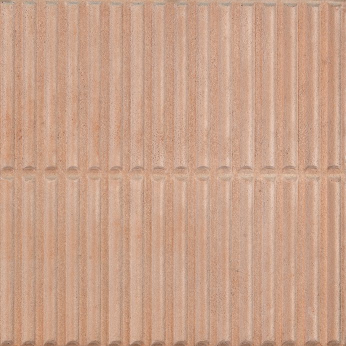 Faience terre cuite - Homey Stripes powder mat