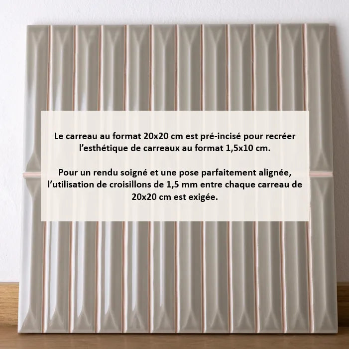 Faïence relief - Row Sauge