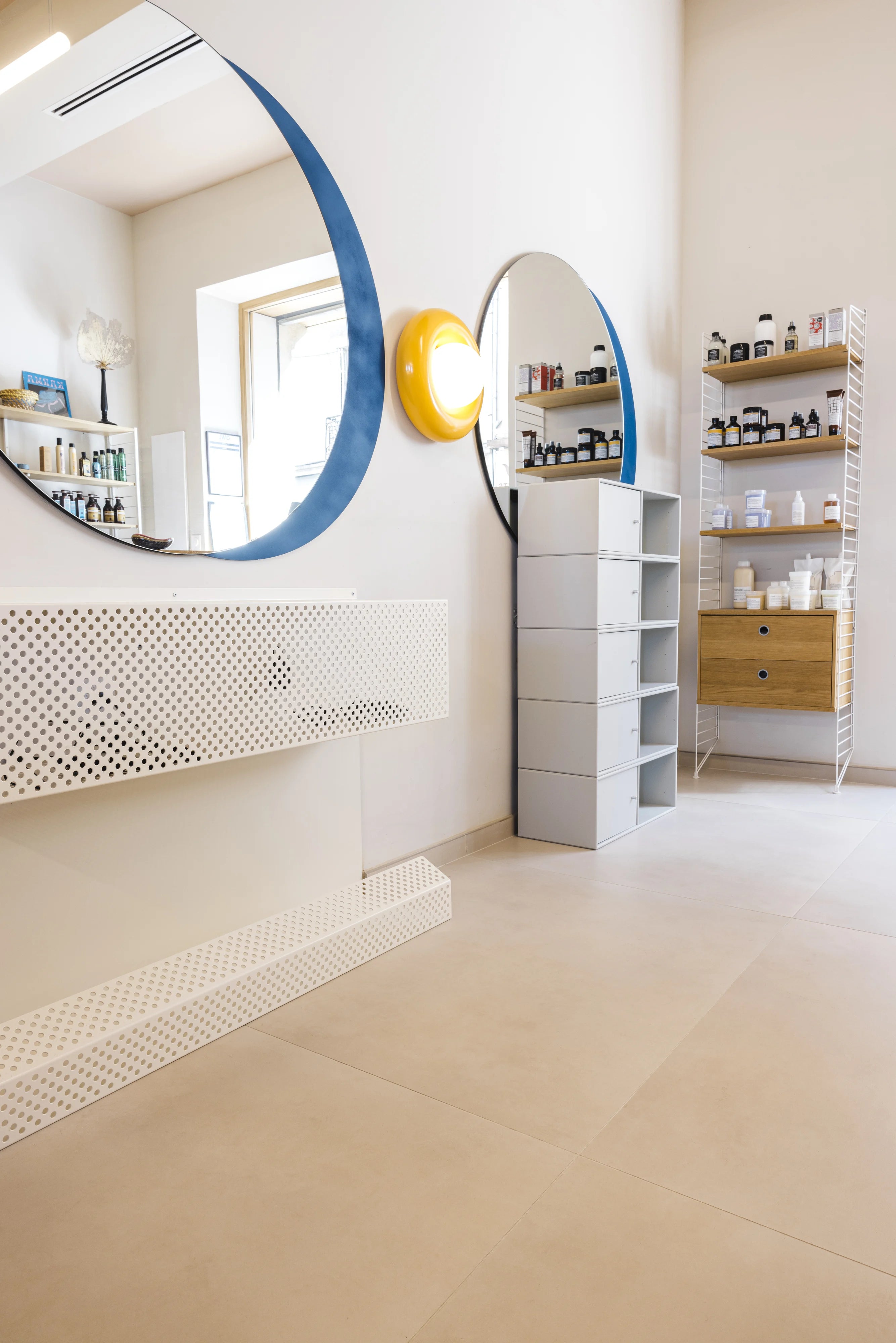 Carrelage effet béton ciré - Linea Beige 120x120