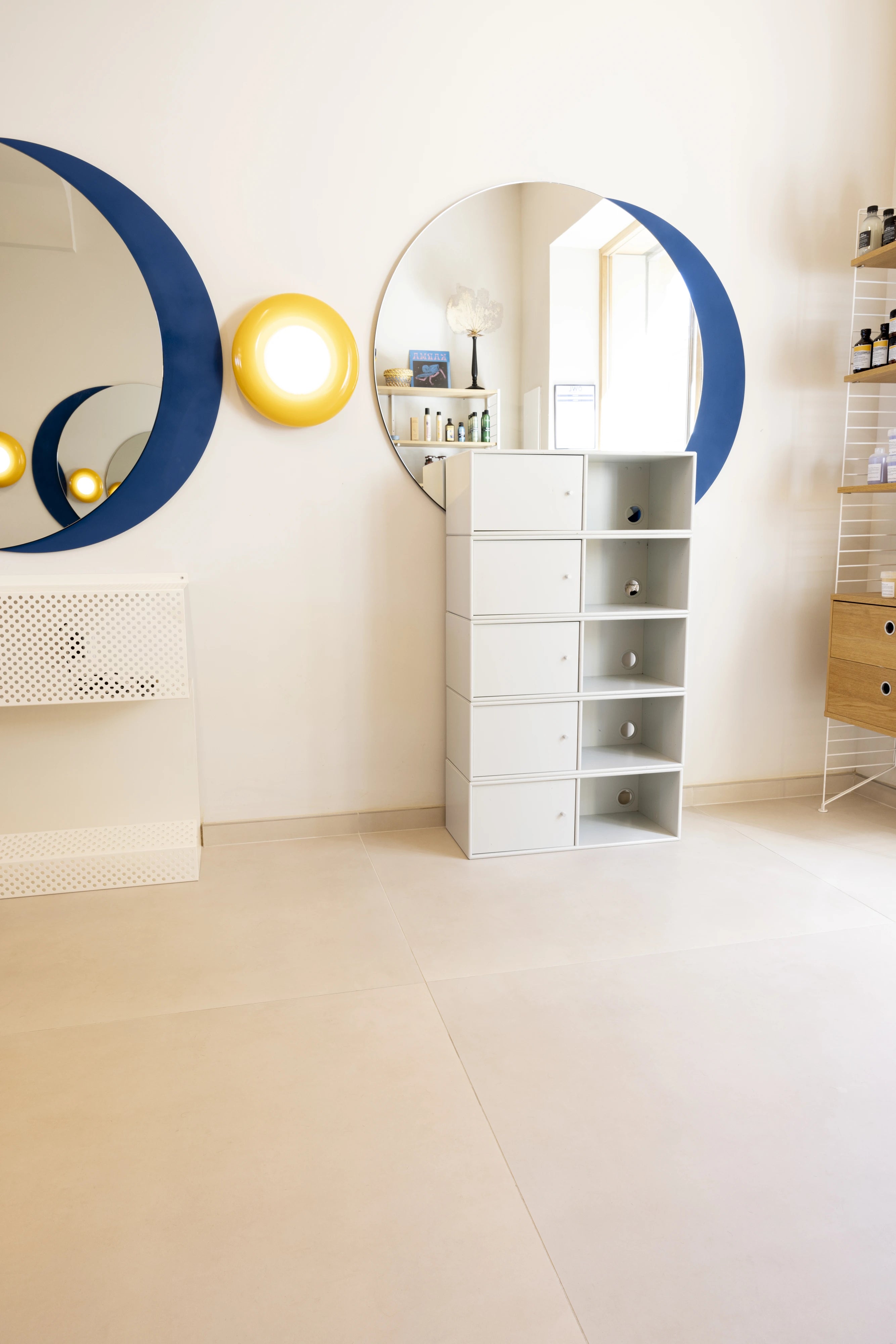 Carrelage effet béton ciré - Linea Beige 120x120