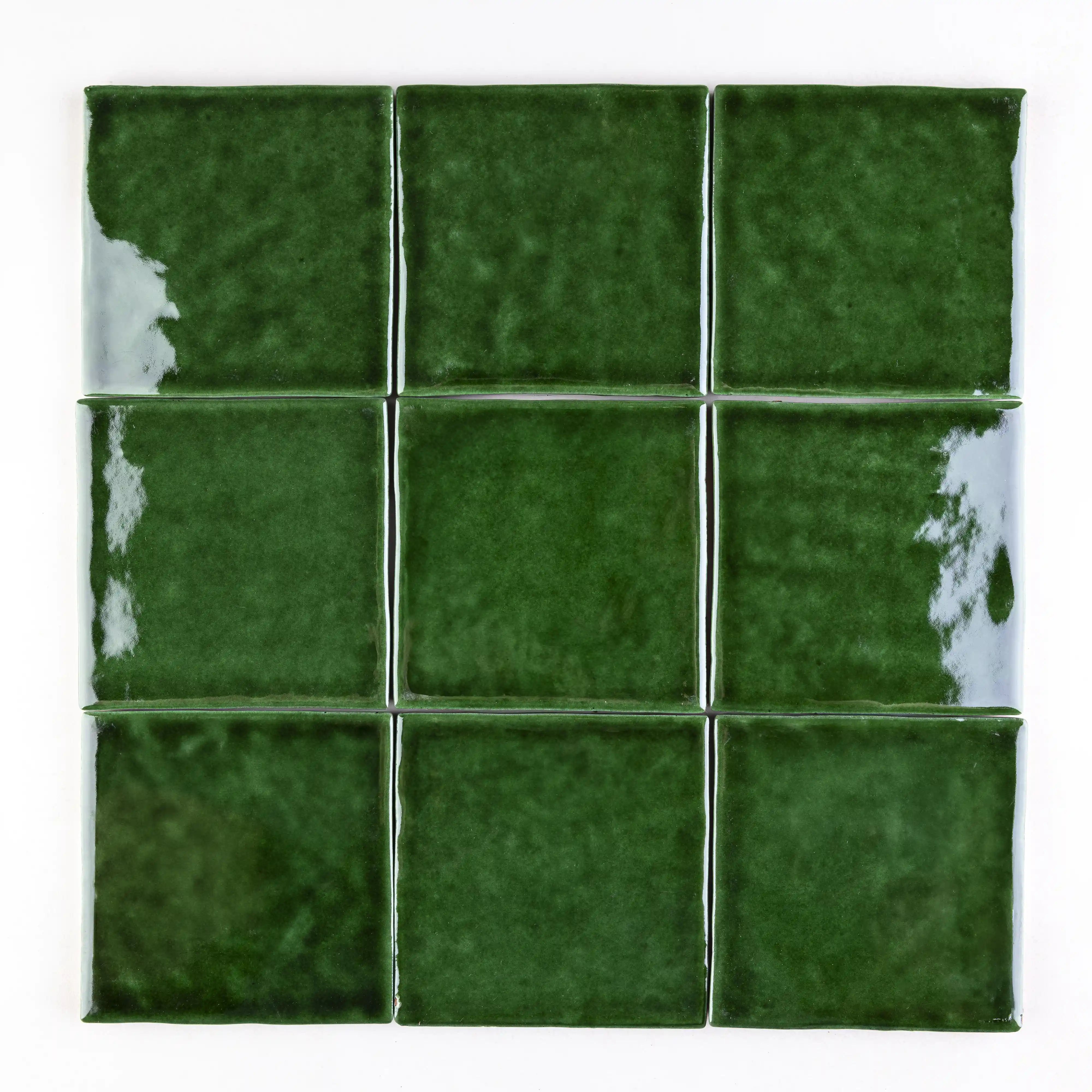 Carrelage effet zellige - Verde Cobre