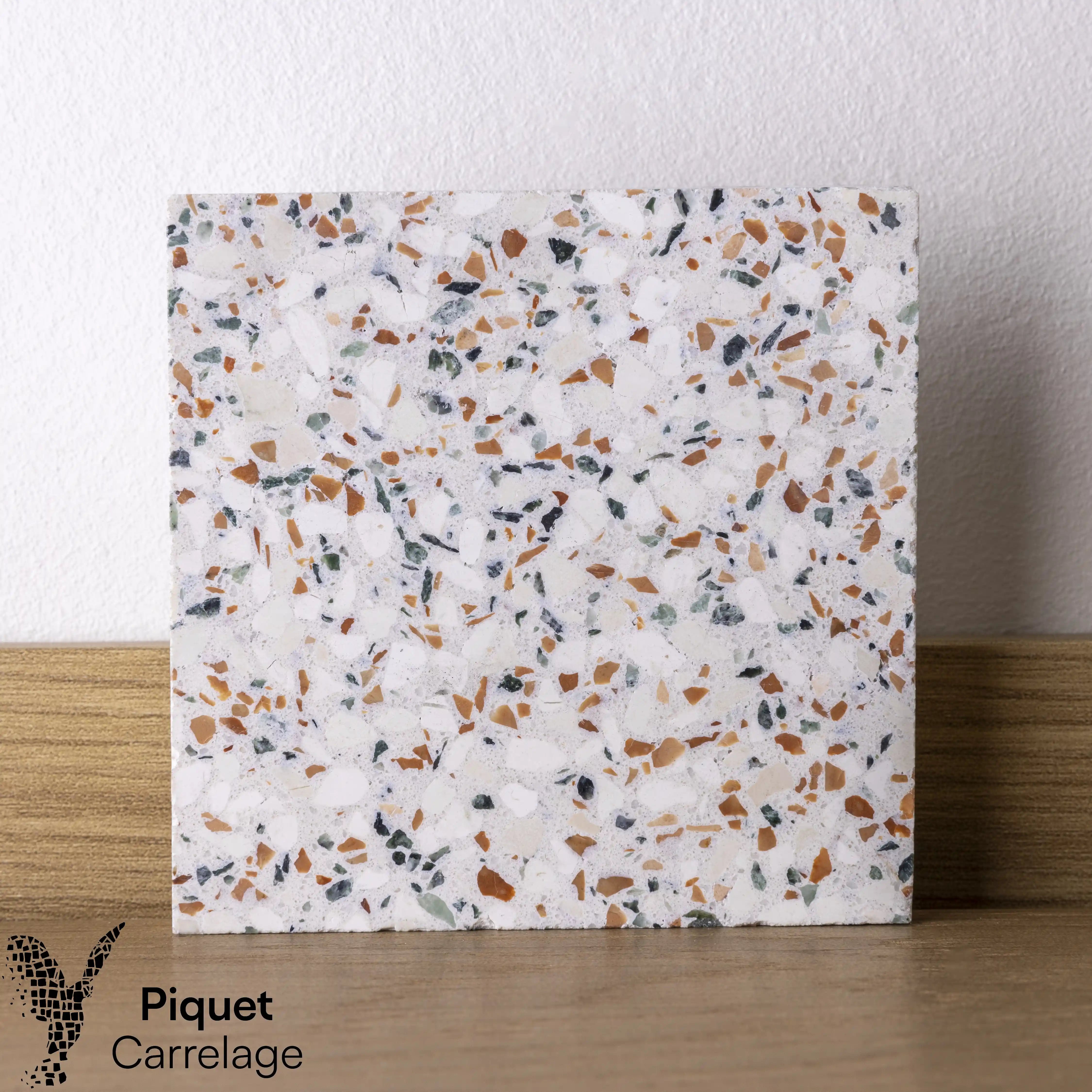 Terrazzo authentique pierre calcite 117