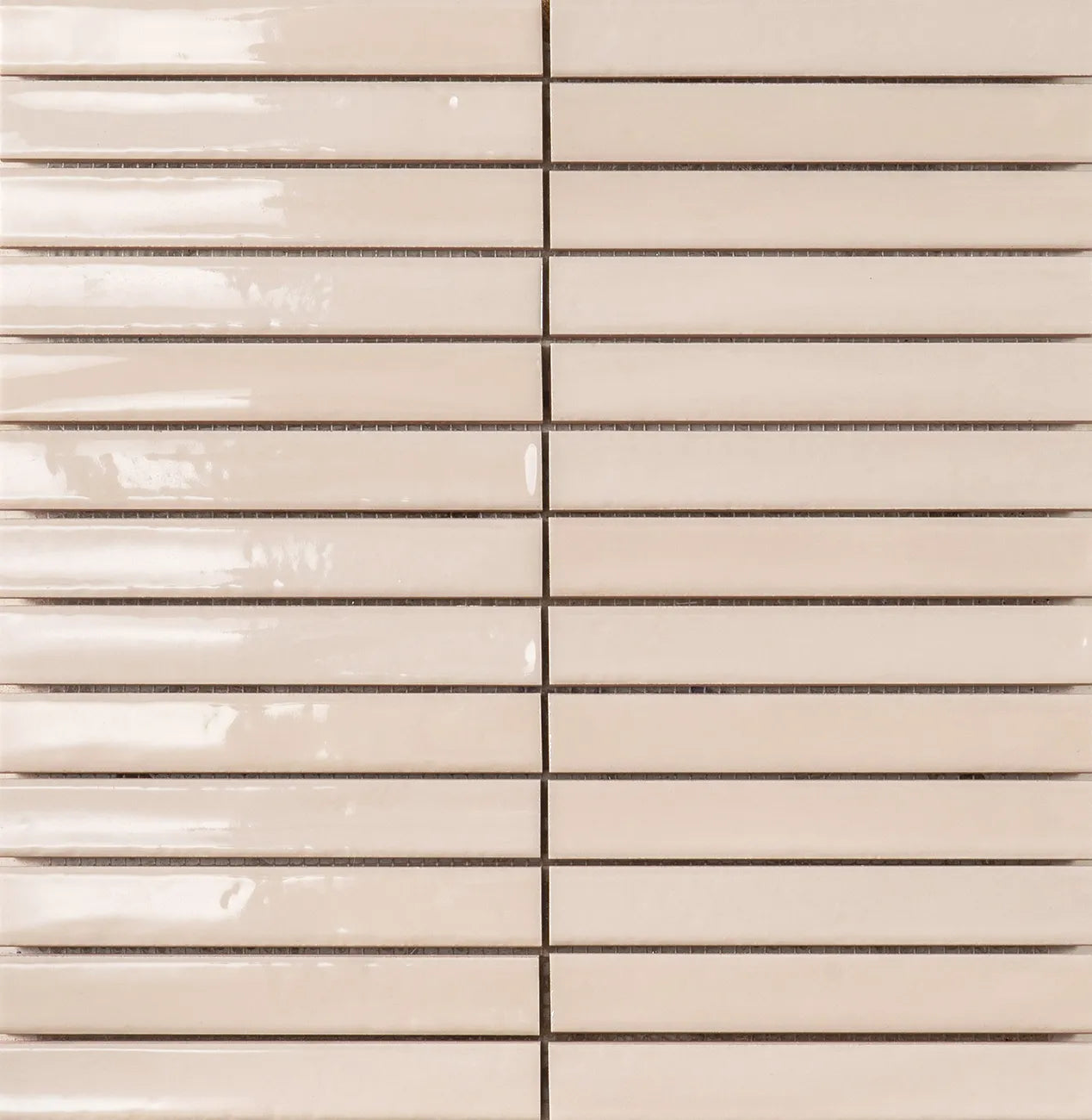 Faïence décorative - Short Stick Glossy Ivory