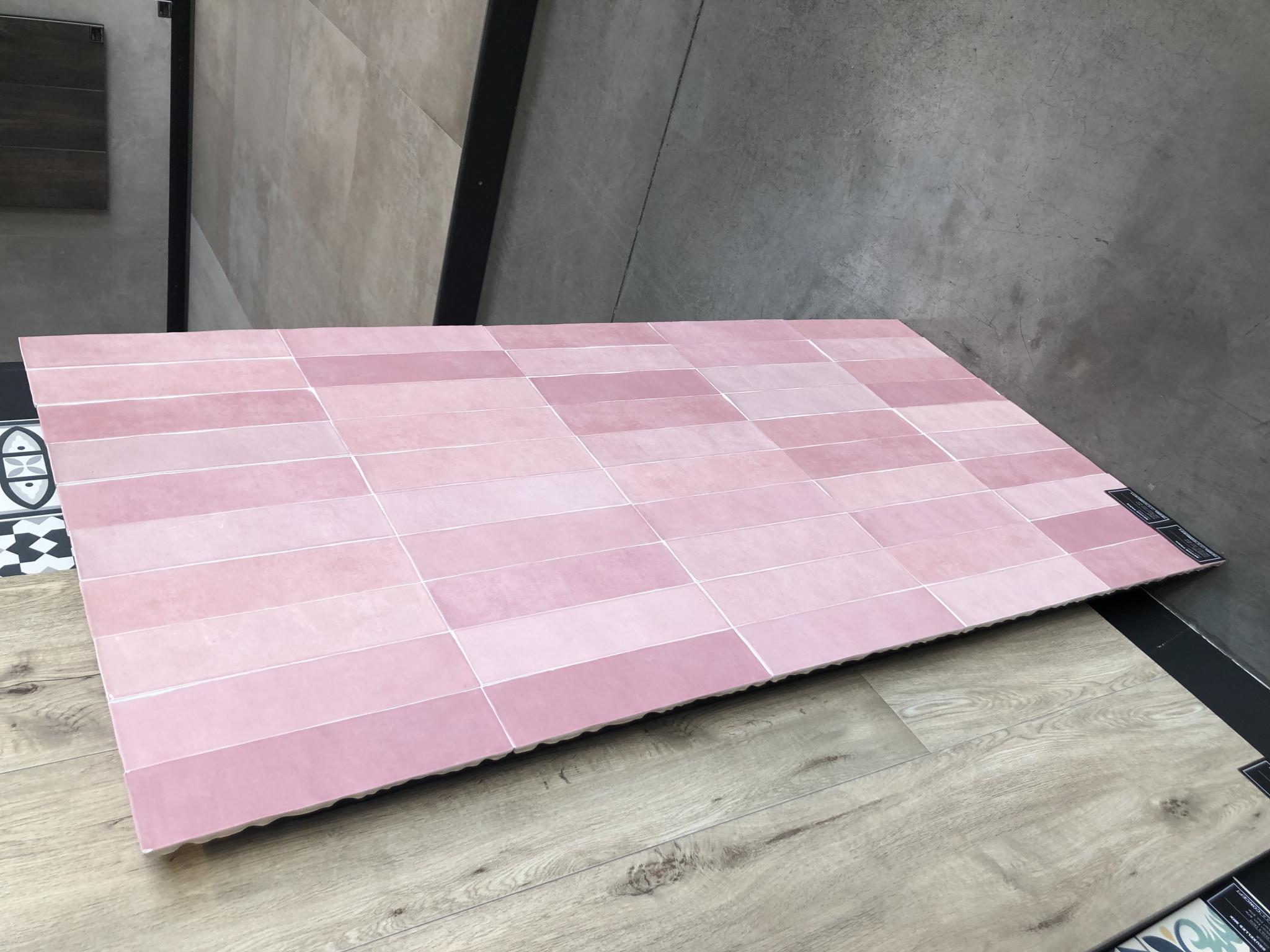 Carrelage effet zellige - Atelier Vieux rose