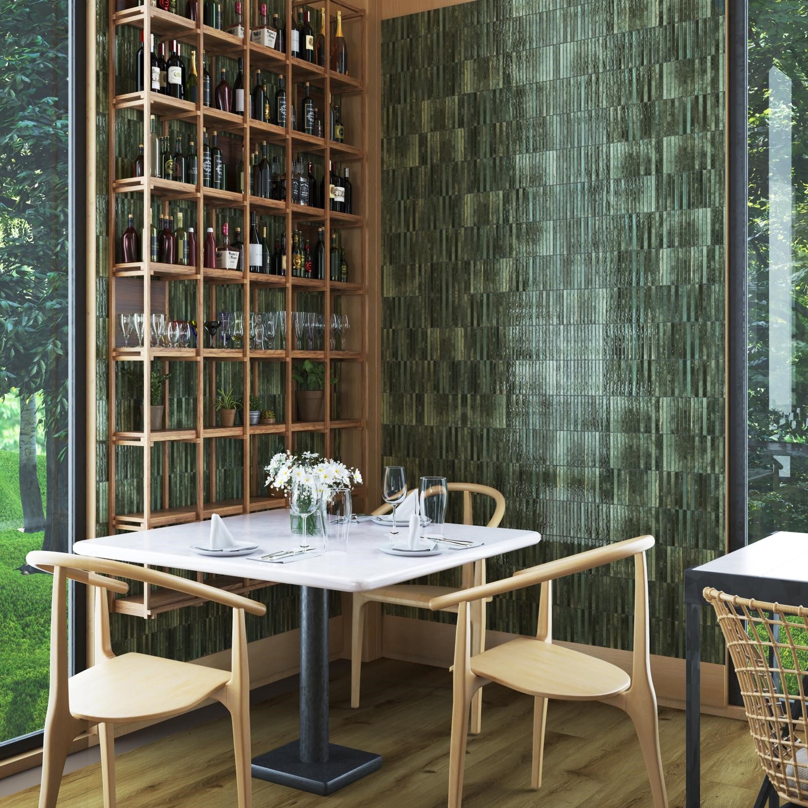 Faïence Décorative Kit-Kat en Relief Grass Glossy