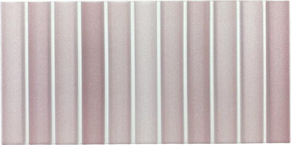 Faïence Décorative Kit-Kat en Relief Lilac Mat