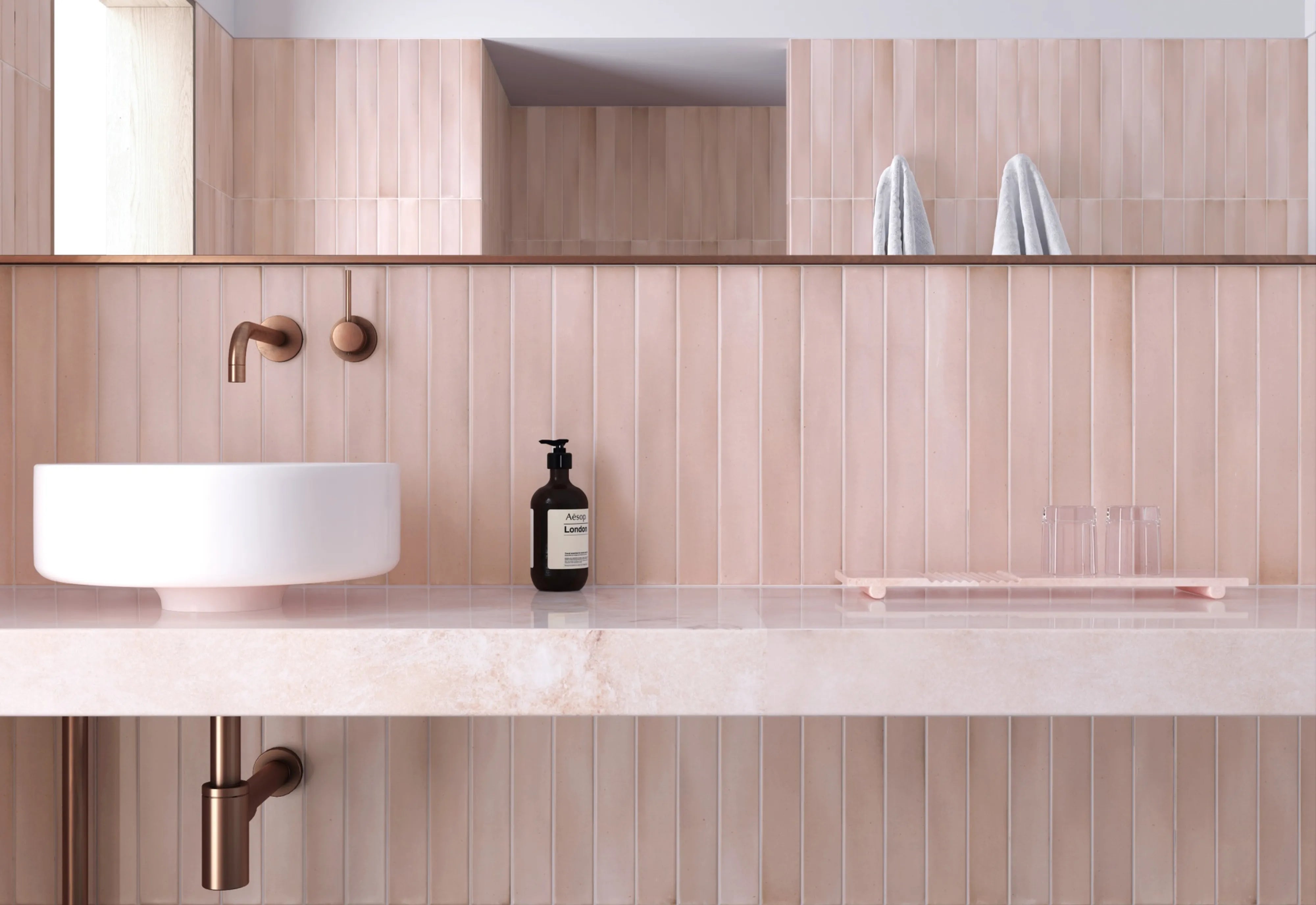 Faïence déco - Massimo Pink Sand