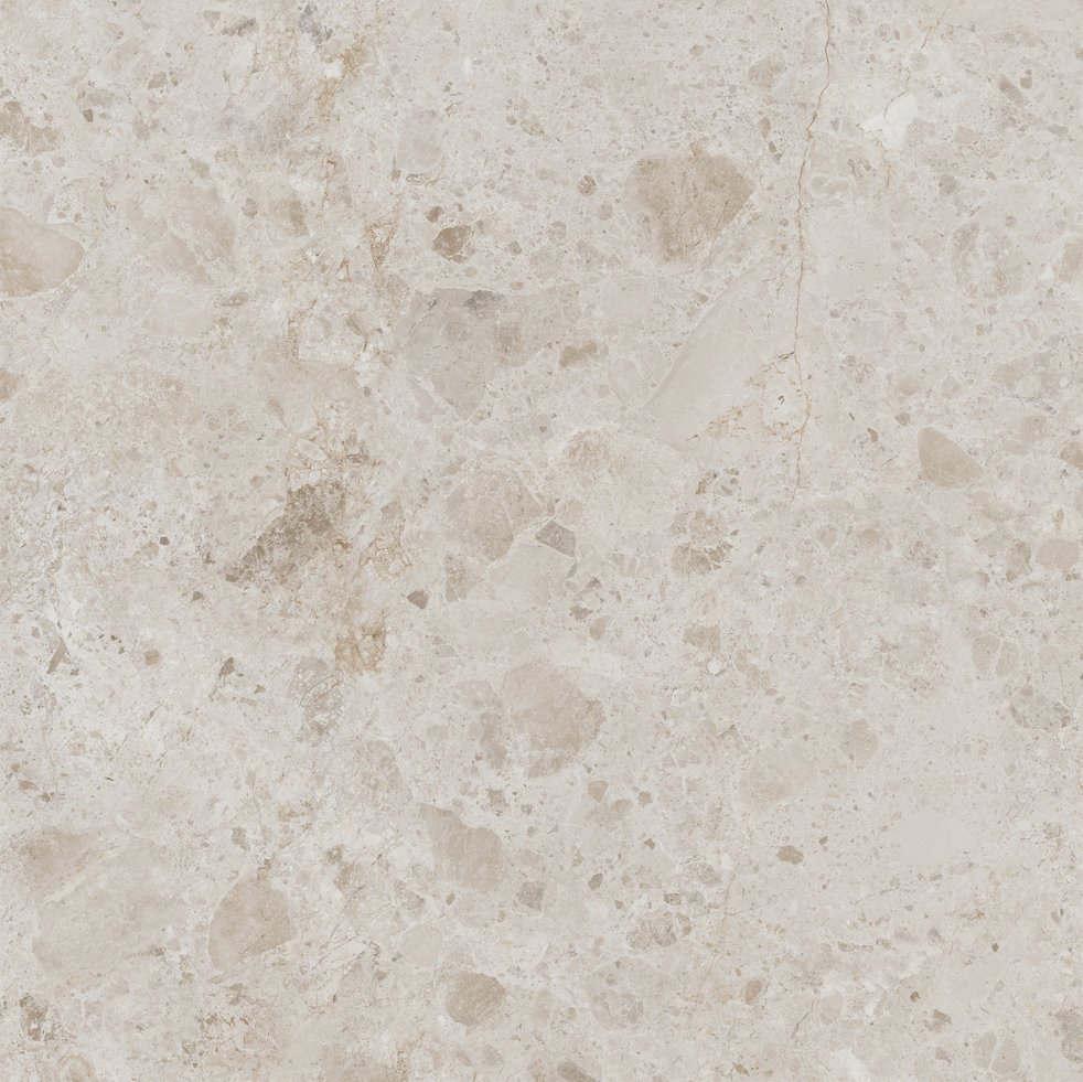 Carrelage effet pierre et terrazzo - Atlanta Taupe