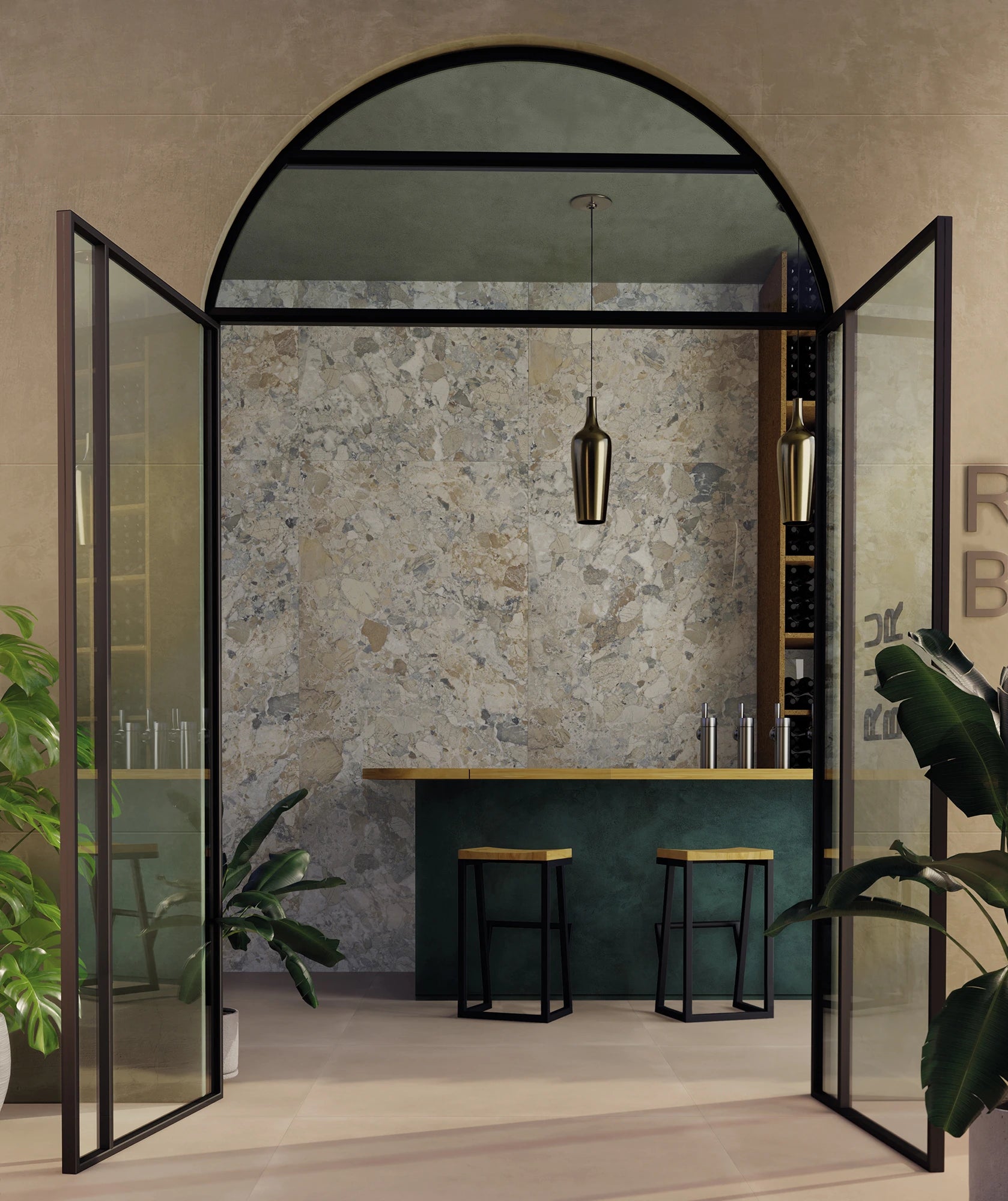 Carrelage effet marbre - WARM AMBROSIA