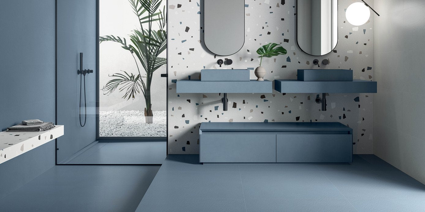 Carrelage Bleu