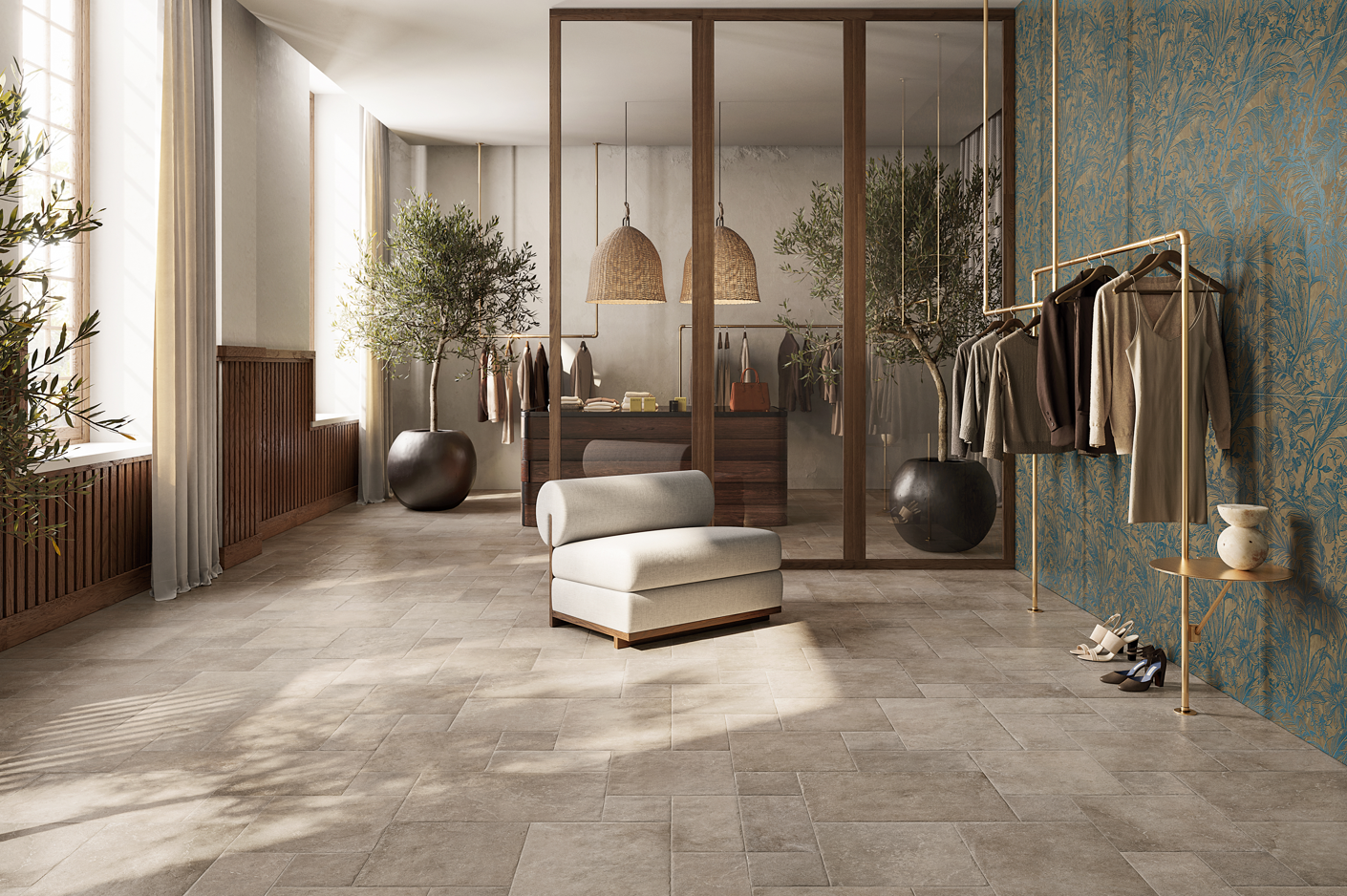 Carrelage Effet Pierre - Di Pietra Runi Tortora