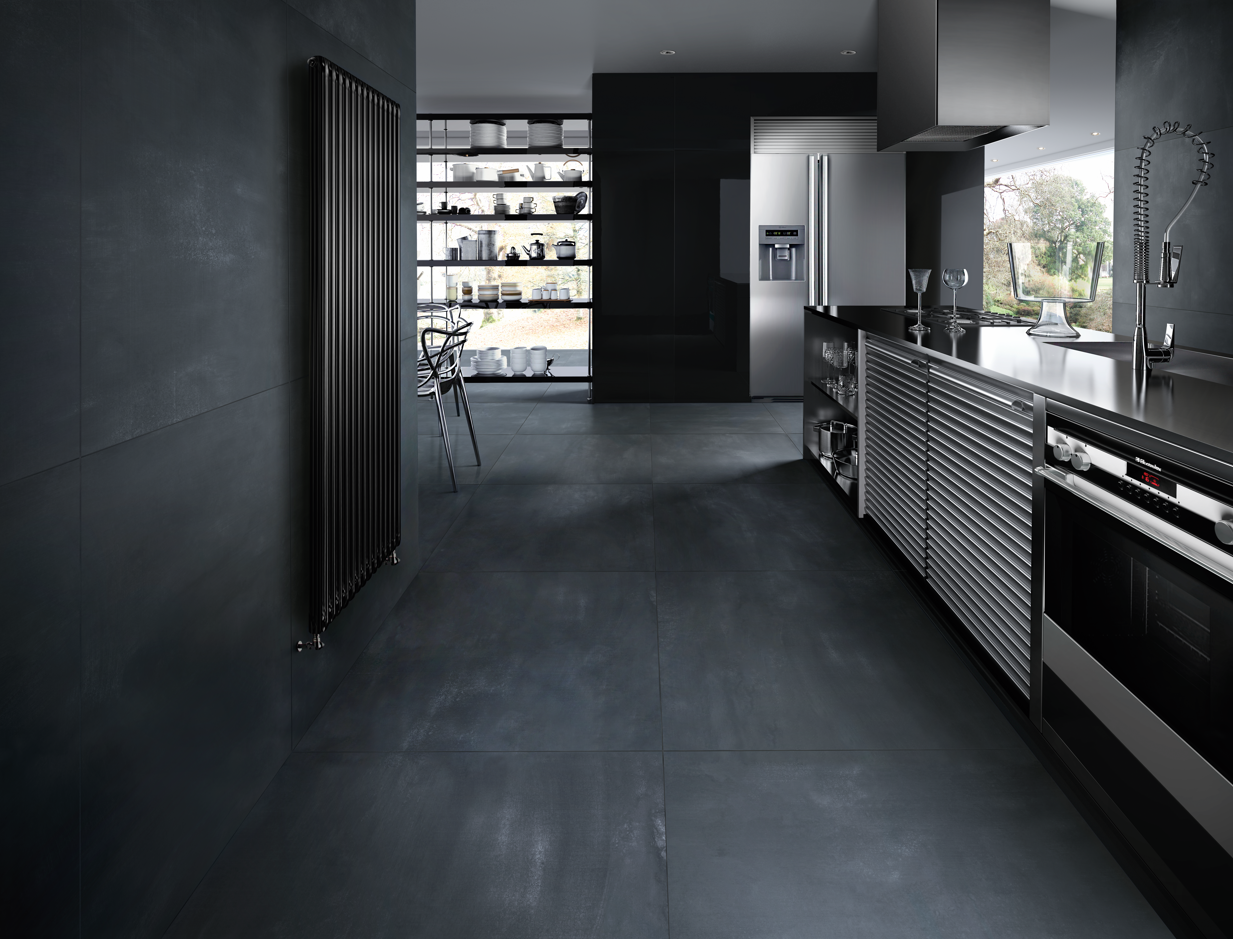 Carrelage Effet Béton Ciré - Steeltech Antracite